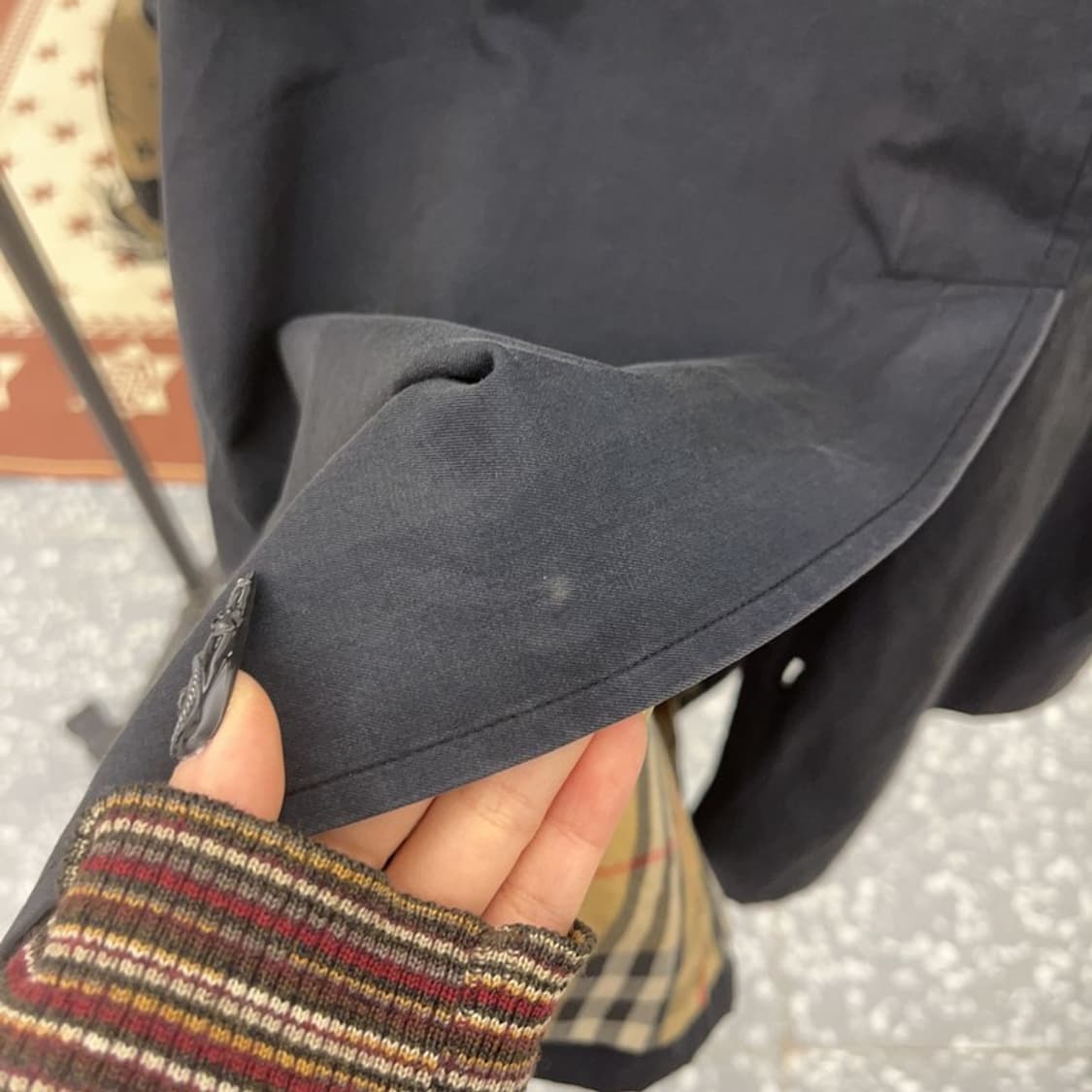 버버리 모던캐주얼 래글런 미디 트렌치 코트 S C08660 상품이미지6