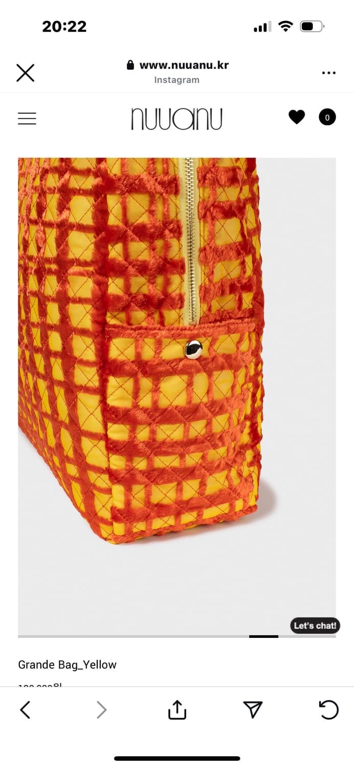 누아누 체크퀄팅 토트백 상품이미지5