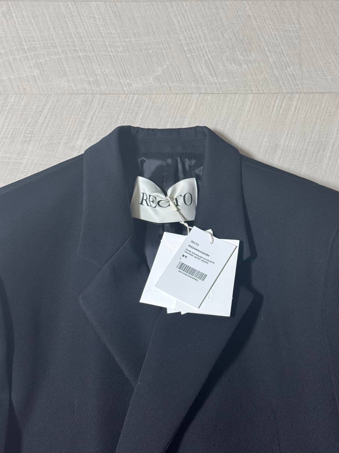 렉토 듄 아워글래스 블레이져 블랙 L 상품이미지2