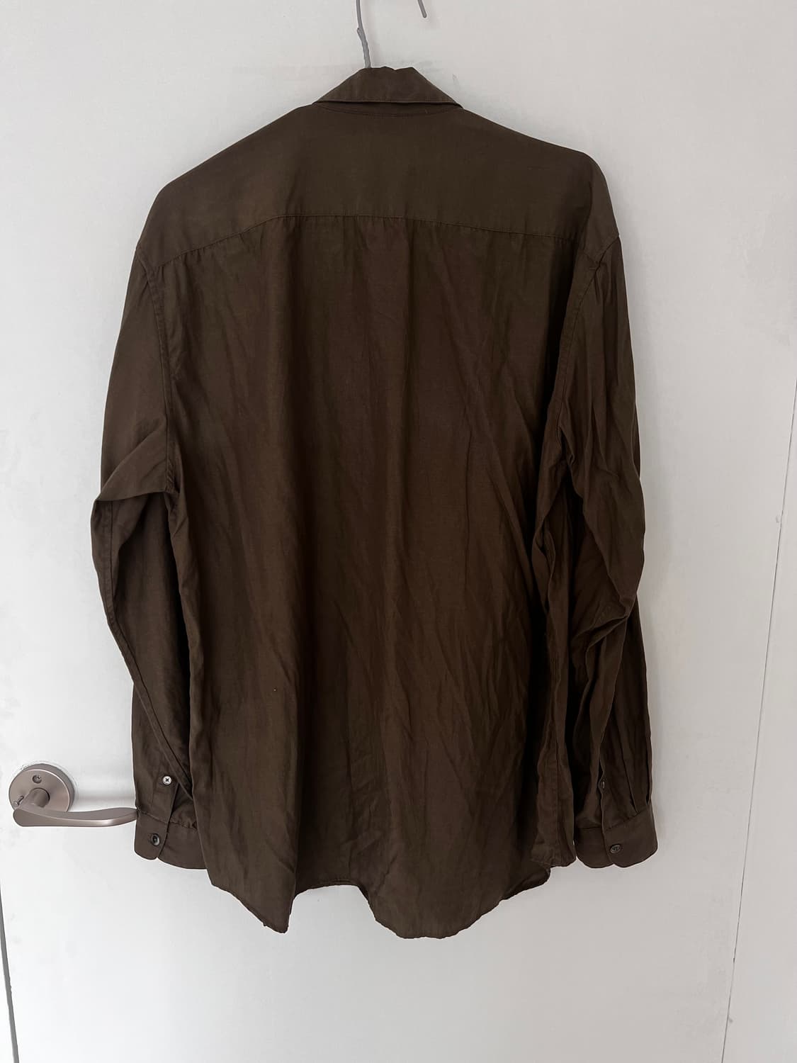 twobuildershouse brown lyocell shirts 상품이미지2