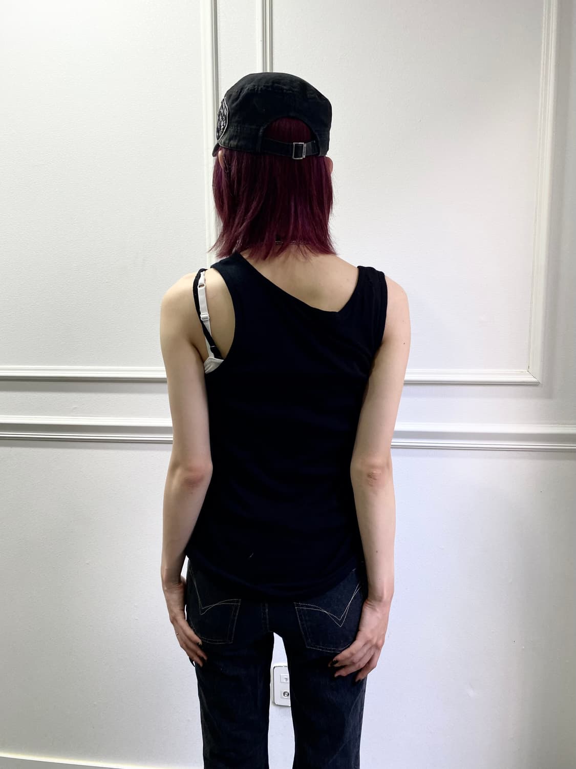 Y2K HOLLYWOOD Glitter Print Sleeveless 상품이미지5