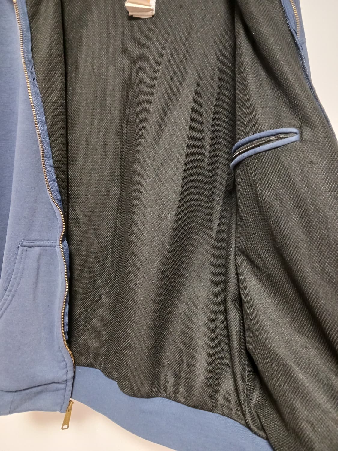 칼하트 오버핏 네이비 후드집업 상품이미지3