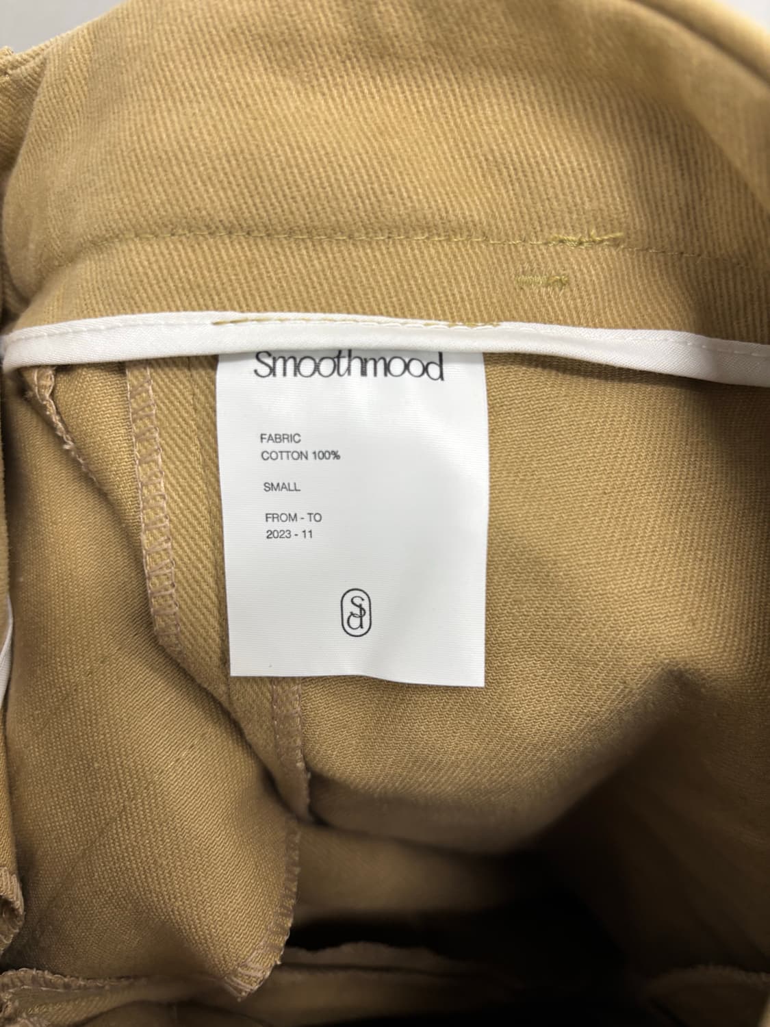 Smoothmood(스무드무드) 핀턱 와이드 코튼 팬츠 상품이미지7