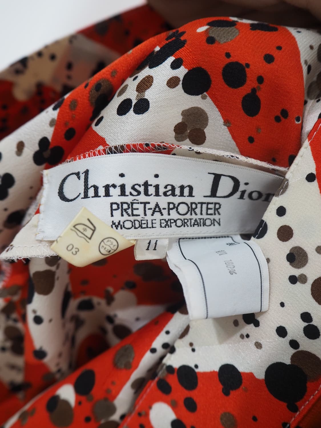 90's Christian Dior silk jacket 상품이미지7