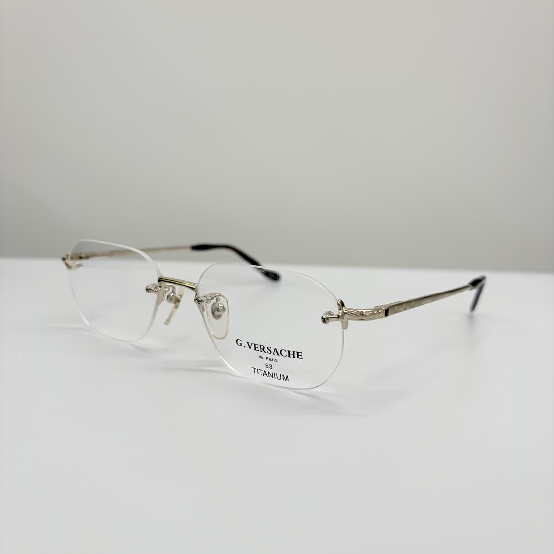 VERSACHE 사각 골드 무테 상품이미지1