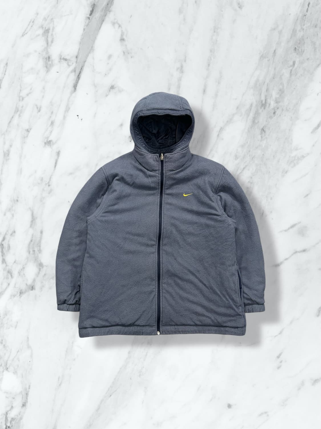 나이키 90‘s 네이비 옐로우 리버시블 플리스 바람막이 자켓 L 상품이미지2