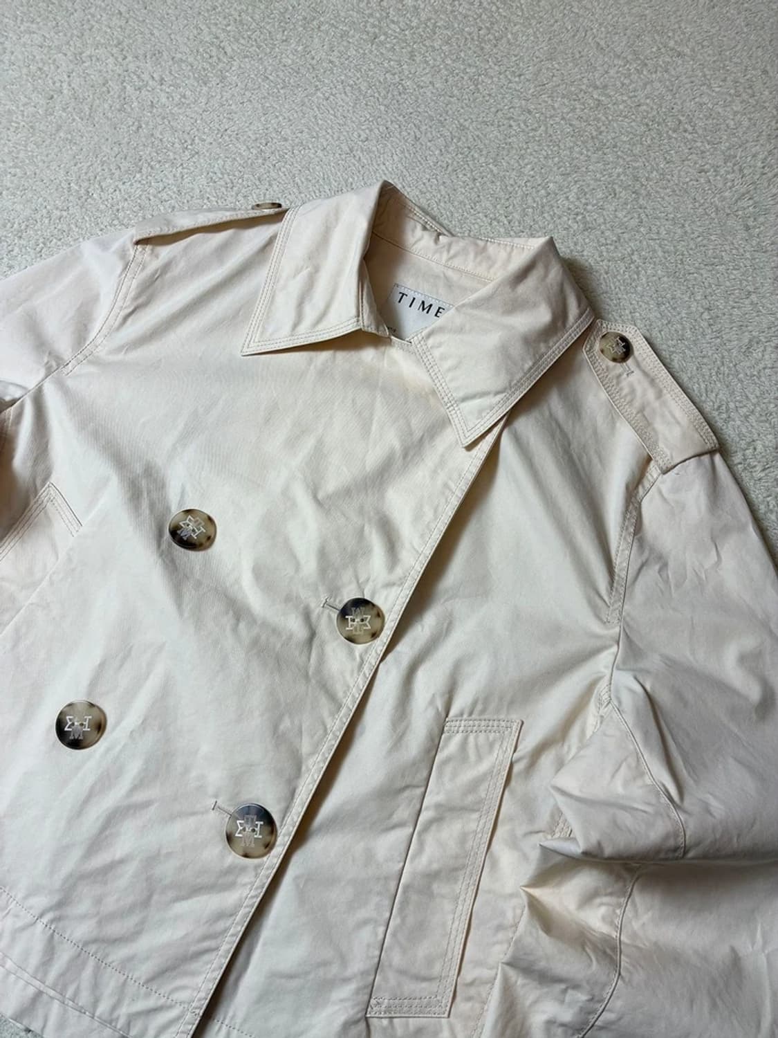 타임 TIME 22ss 메인백 인버티드 크롭 자켓 PN7556 상품이미지2