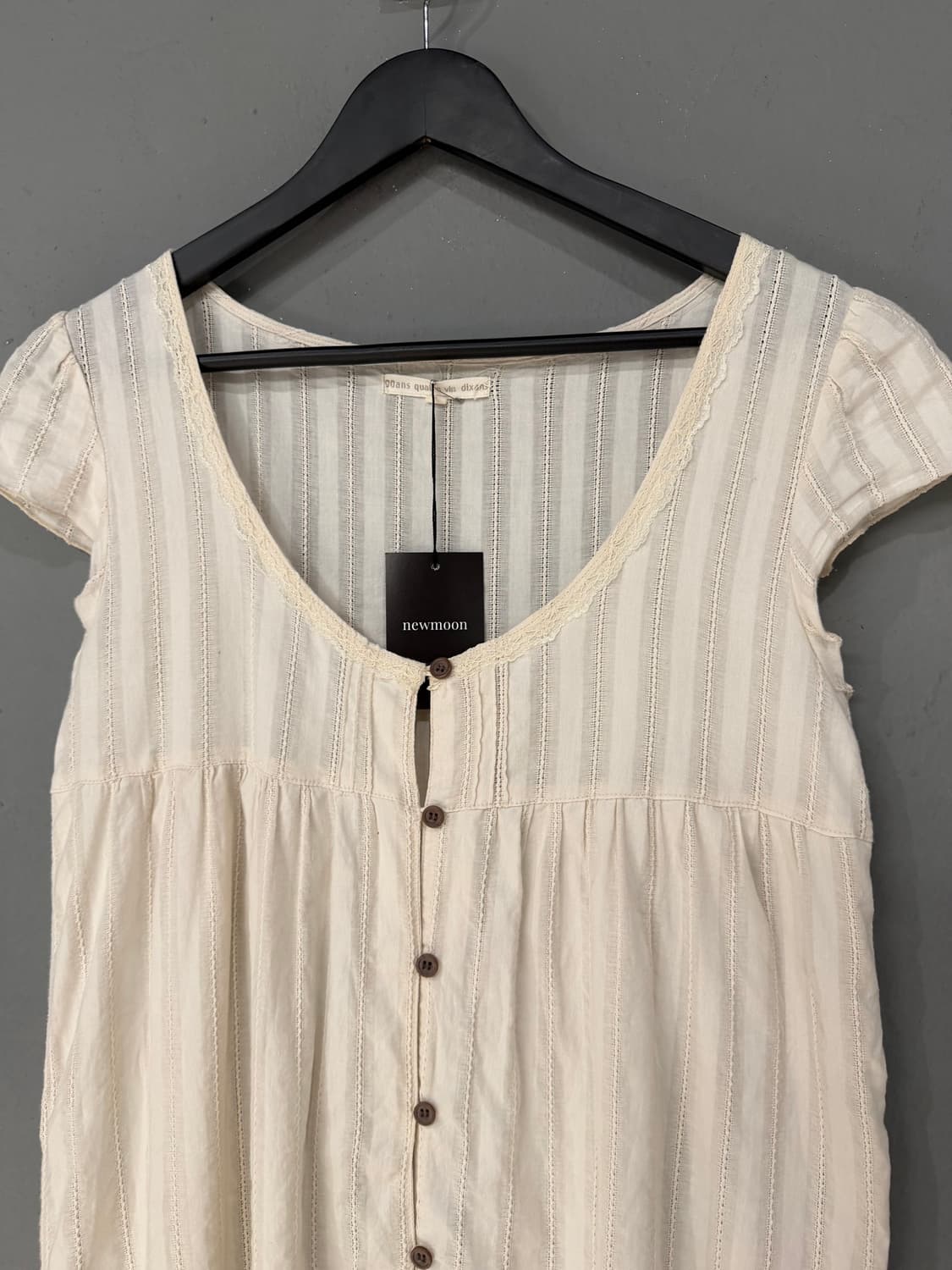 button-up stripe detail blouse 상품이미지6