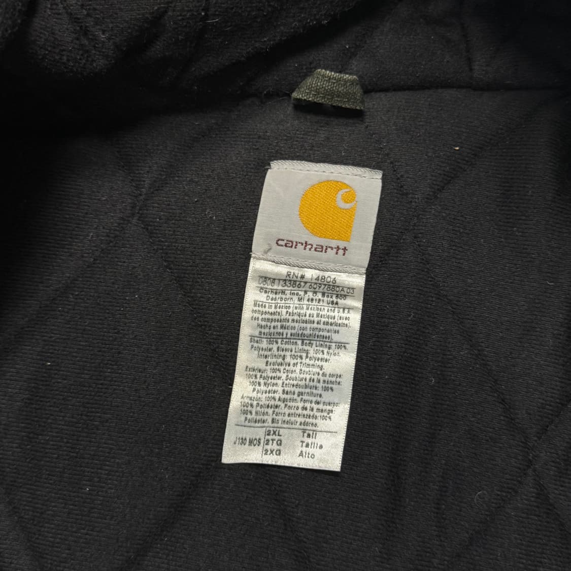 XXL) 빈티지 칼하트 액티브 자켓 모스그린 팝니다 상품이미지5