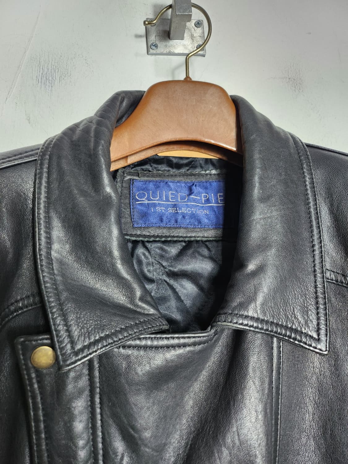 빈티지 양가죽 크롭 범버 자켓 상품이미지2