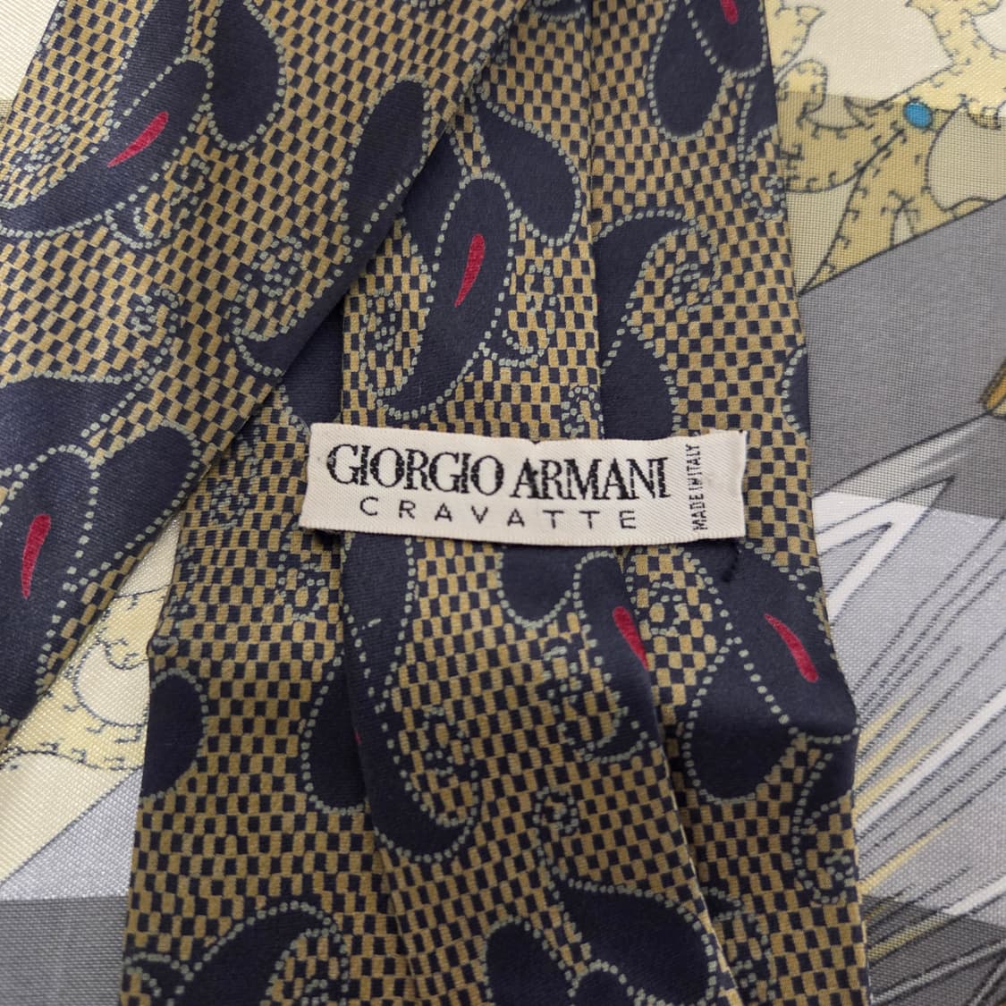 Giorgio Armani 아르마니 빈티지 넥타이 상품이미지5