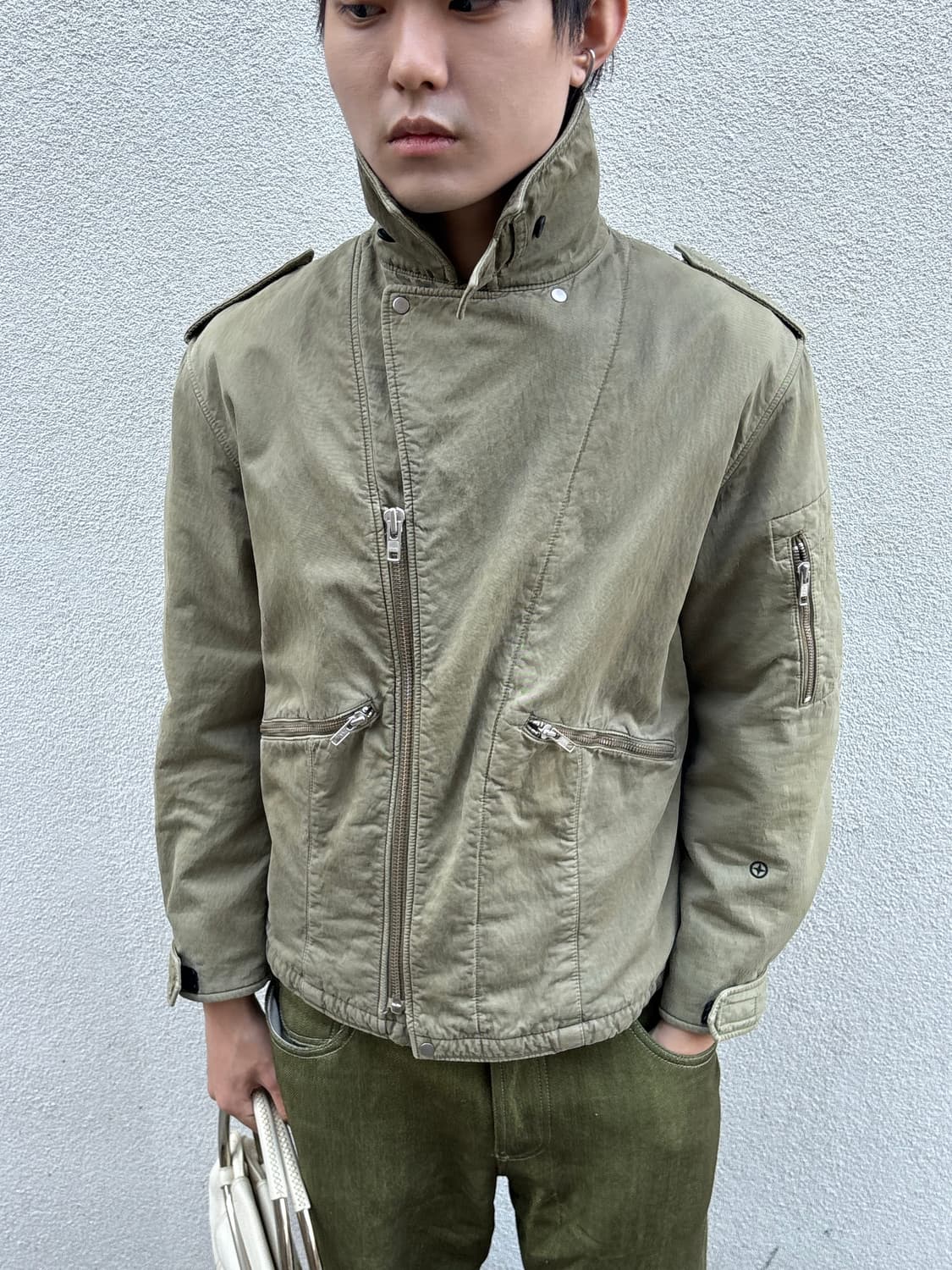 스톤아일랜드 90s 하이넥 밀리터리 자켓 상품이미지3