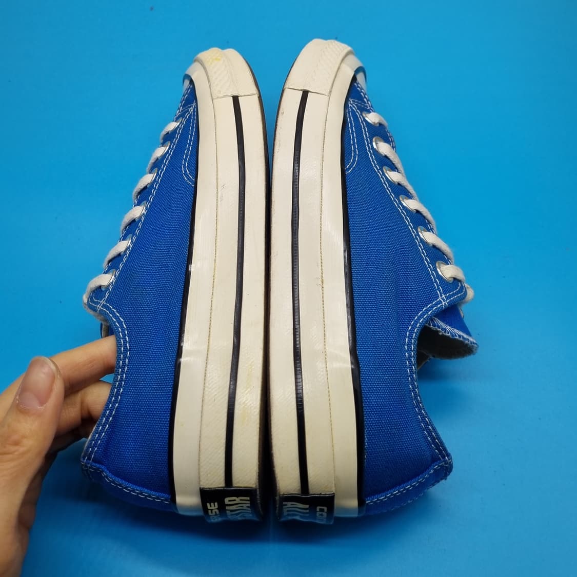 컨버스 척70 로우 블루 스니커즈240 상품이미지5