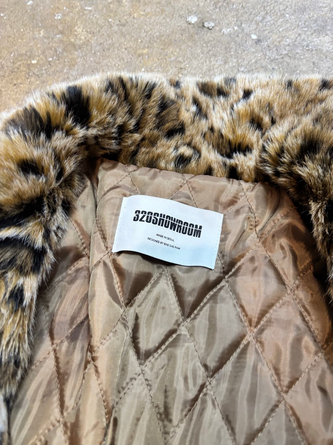 320쇼룸 레오파드 퍼자켓 상품이미지6