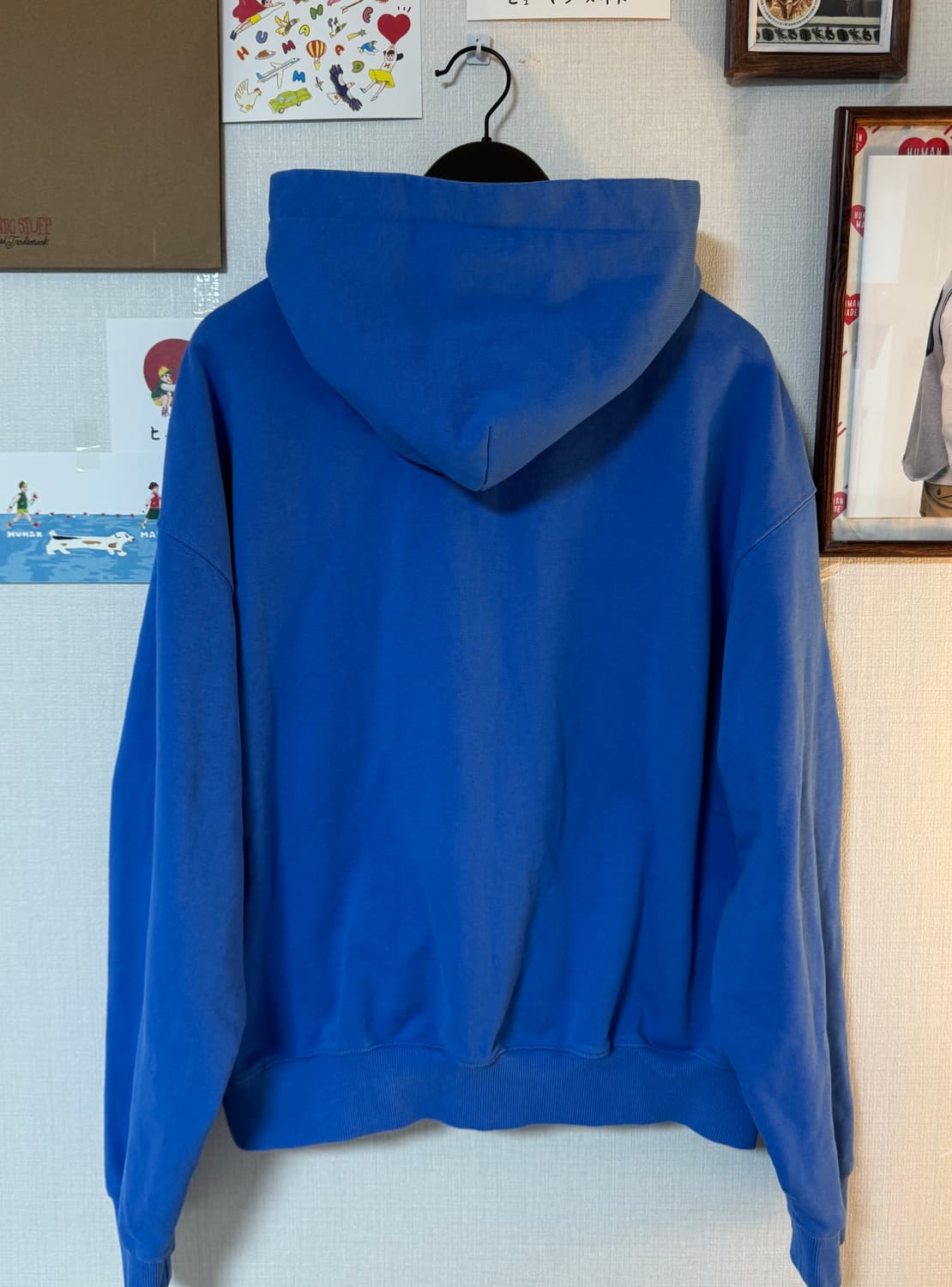 [L] 세터 루고 아플리케 리벳 후드티 블루 상품이미지5
