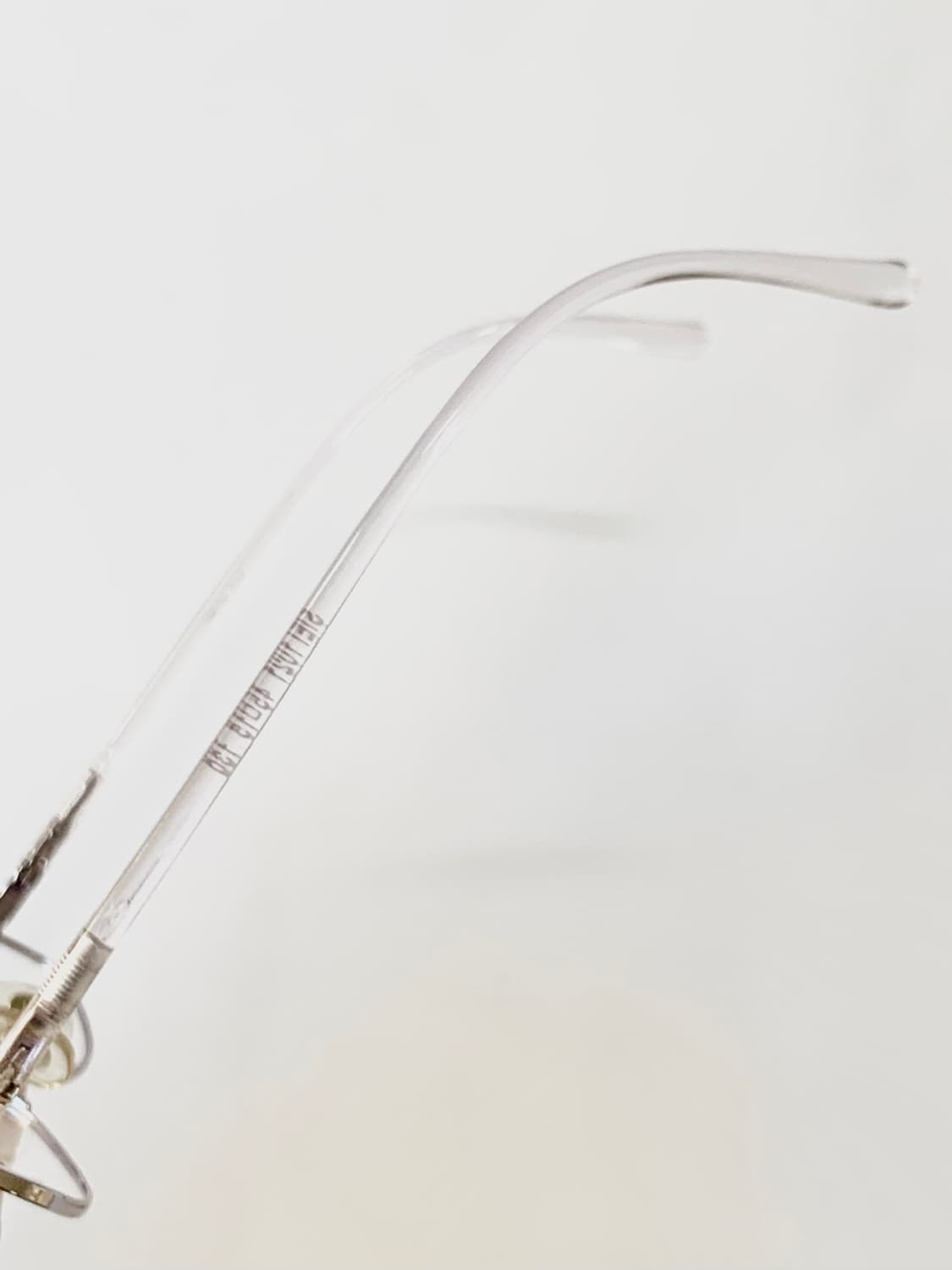 [픽키-651] (small) 실버 메탈 투명템플 오벌 데드스탁 상품이미지7