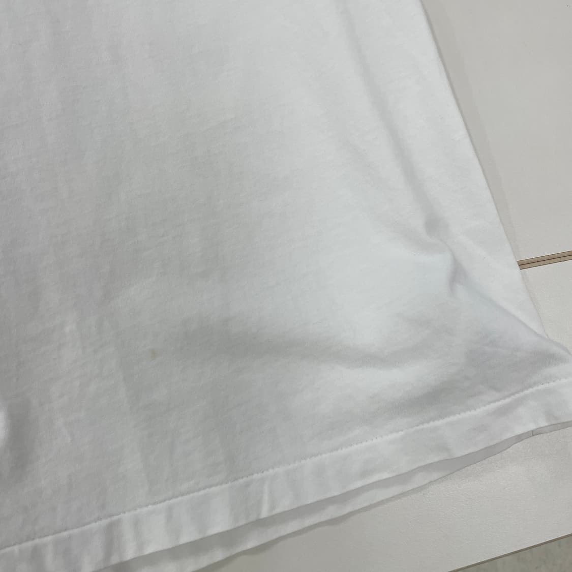 폴로 랄프로렌 공용xl 베어 로고 화이트 반팔 티셔츠 상품이미지5