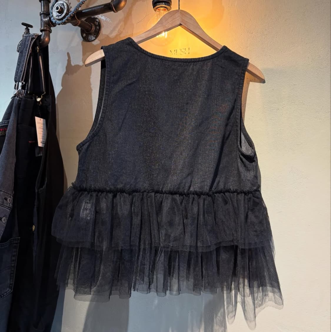 데님 프릴베스트 상품이미지3