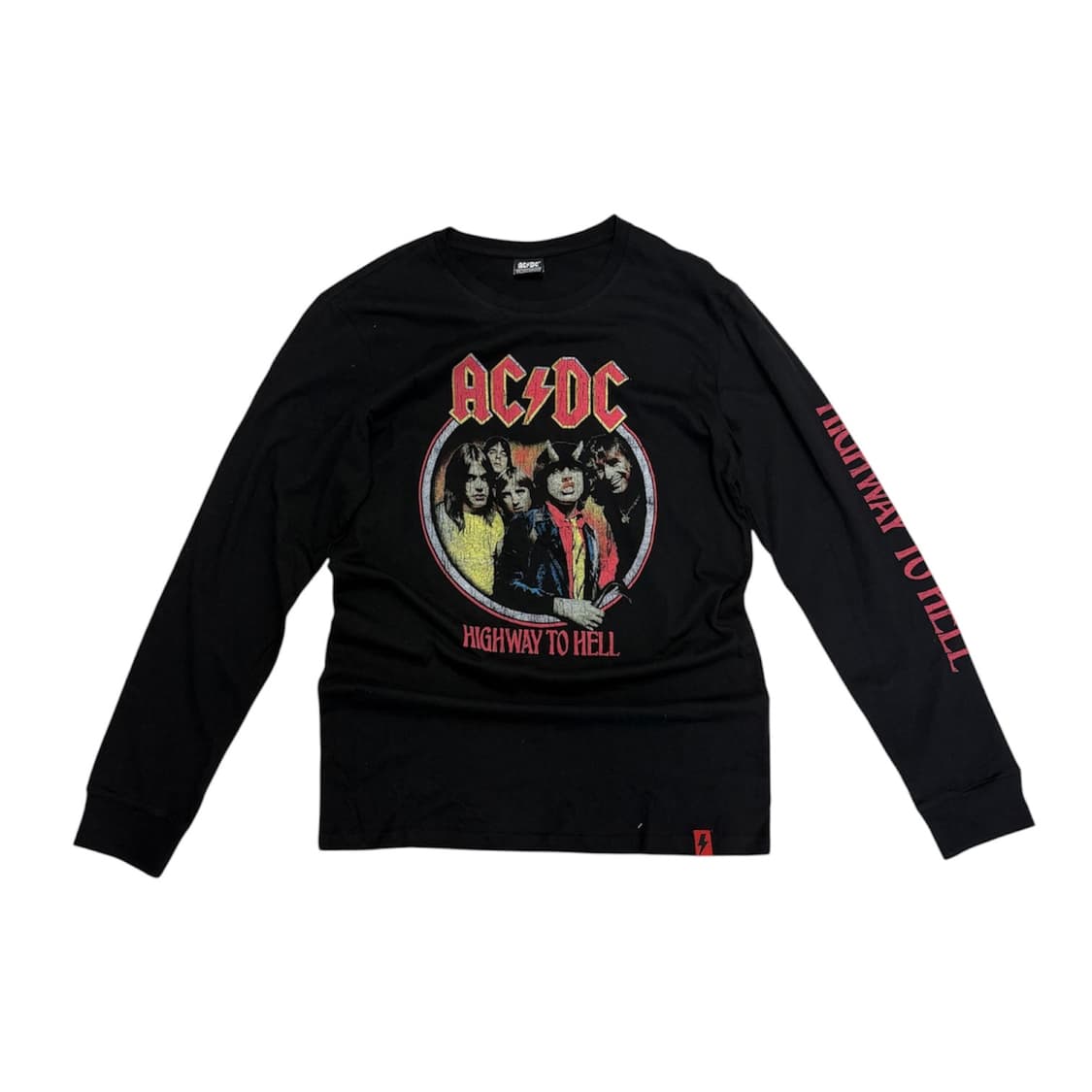 AC/DC 프린팅 롱 슬리브 상품이미지1