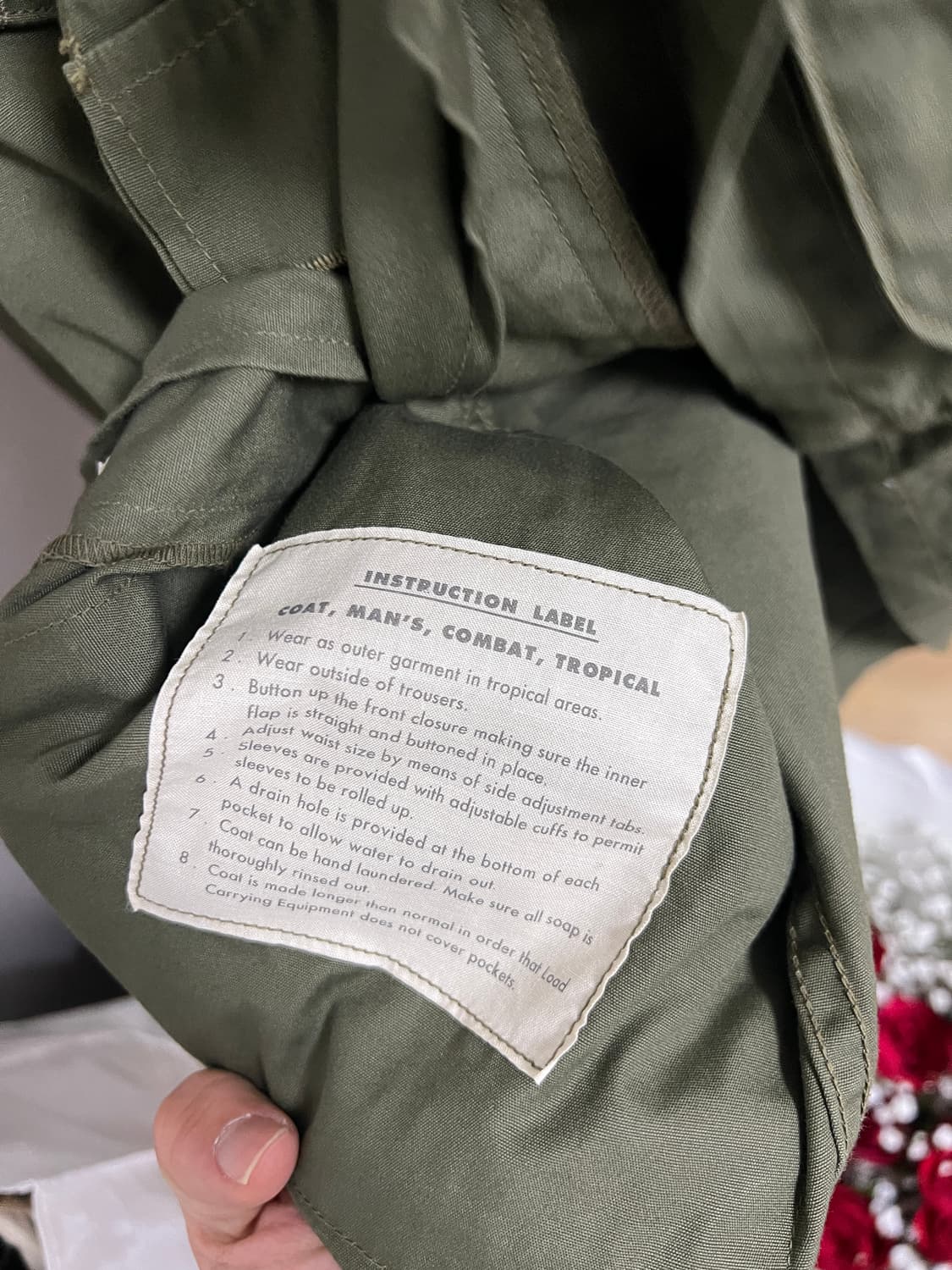 택포18) 버즈릭슨 BDU 컴뱃 트로피칼 정글 퍼티그 자켓 M 상품이미지4