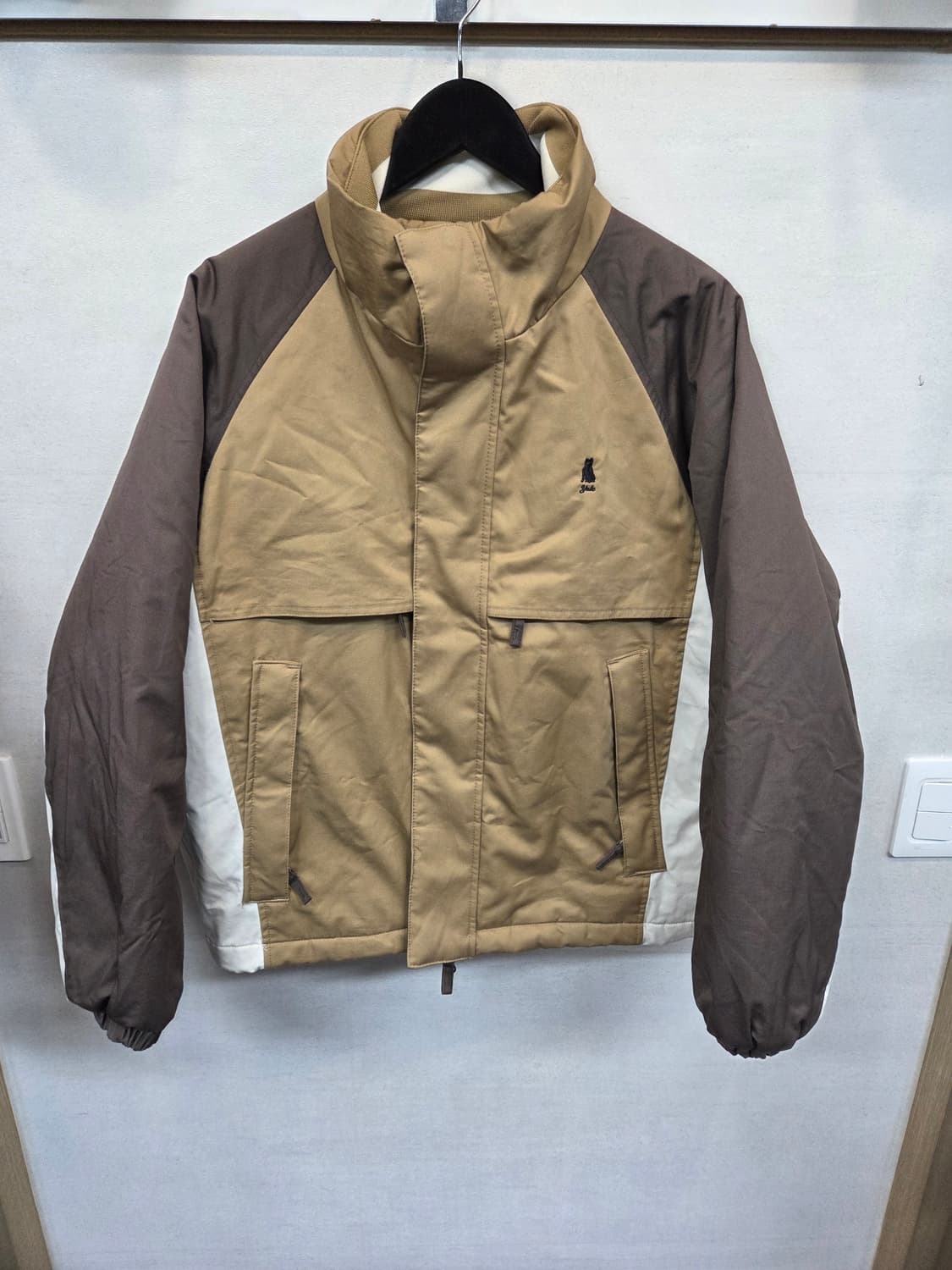 예일 컬러블럭 인슐레이션 안감퀄팅 자켓 s 상품이미지1