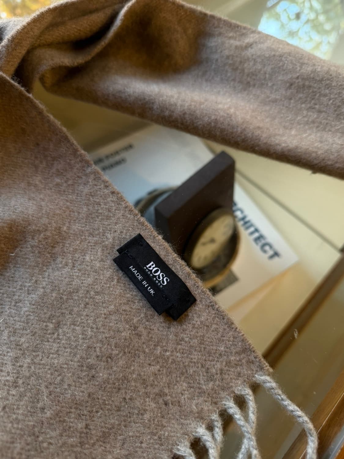 휴고보스 캐시미어 머플러 상품이미지3