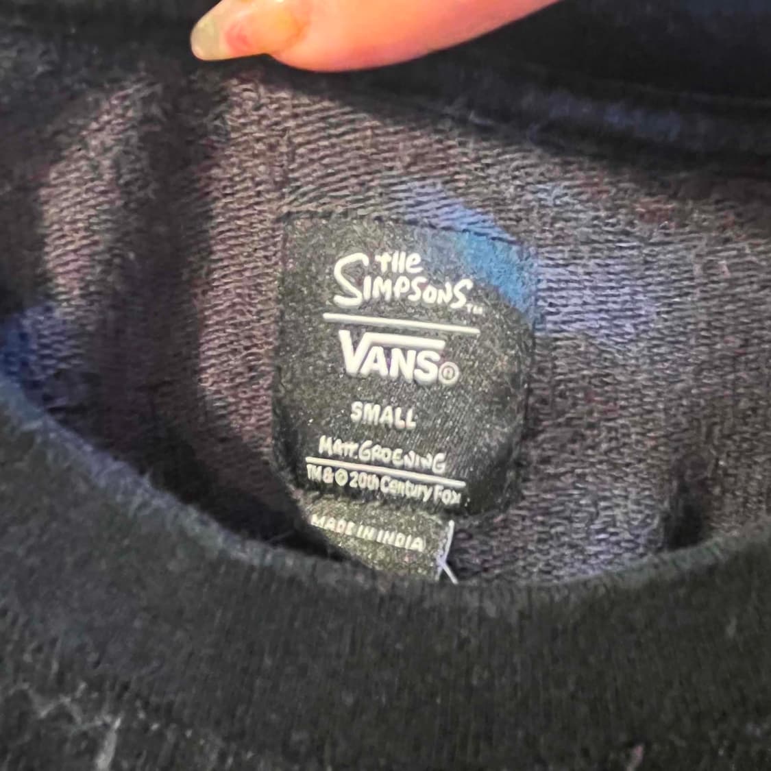 [S] Vans x The Simpsons 바트 스컬 패턴 반팔티 상품이미지4