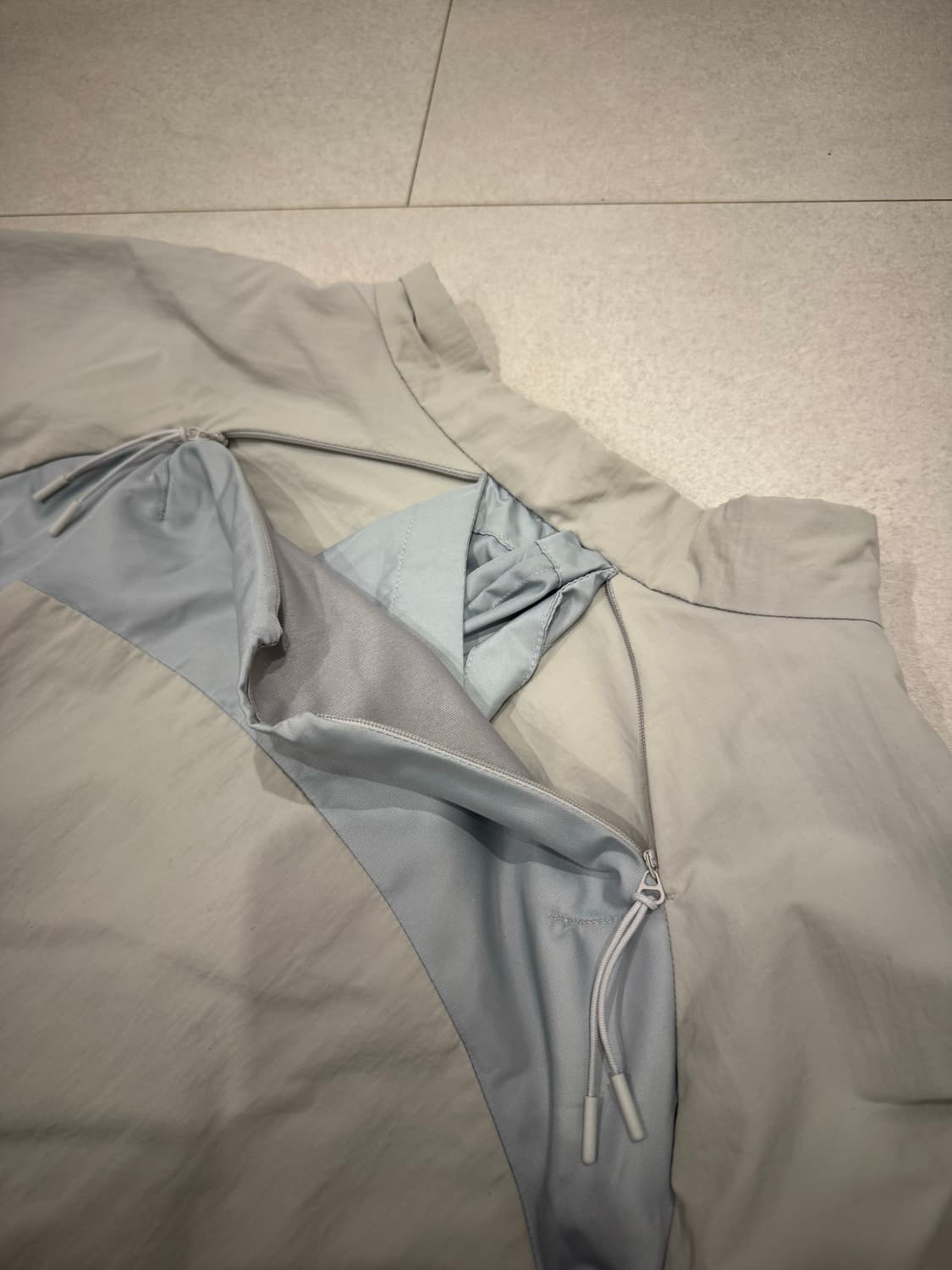 산산기어 콘트레스트 자켓 라이트 그레이 상품이미지6