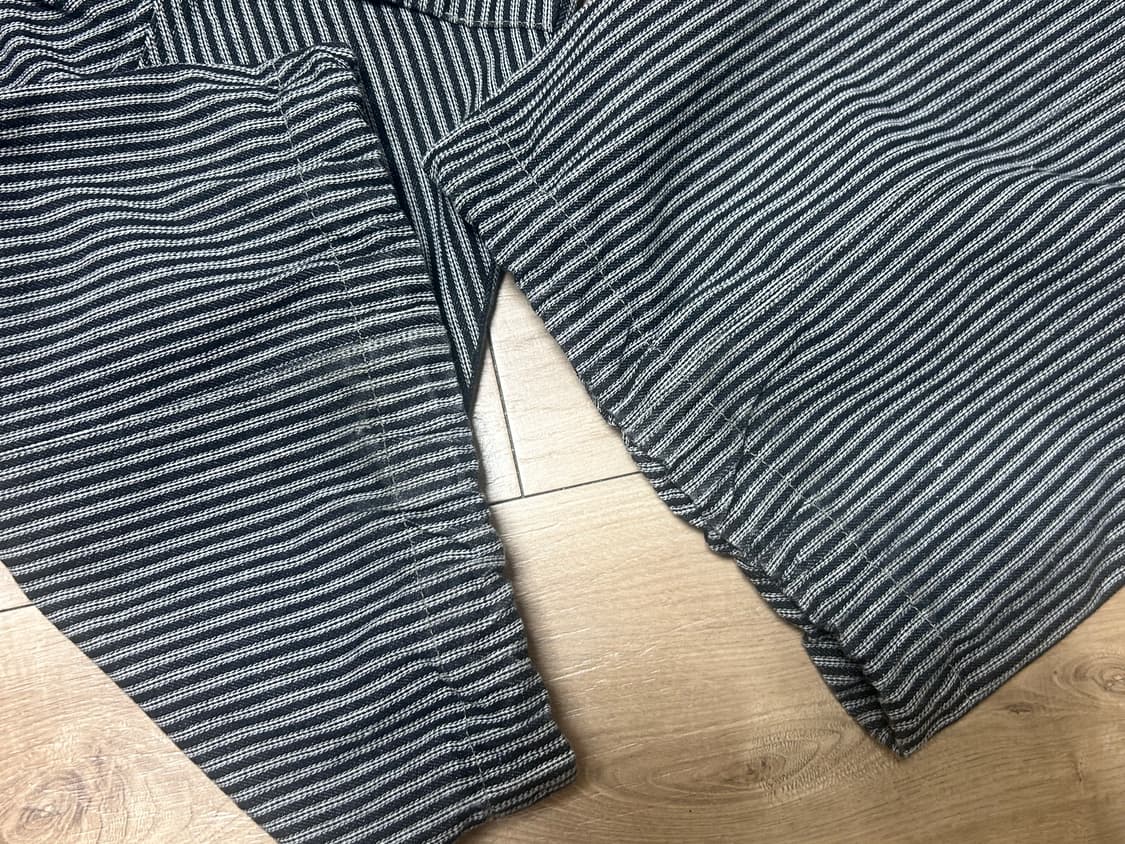 아캄 핀턱 스트라이프 데님 팬츠 상품이미지2