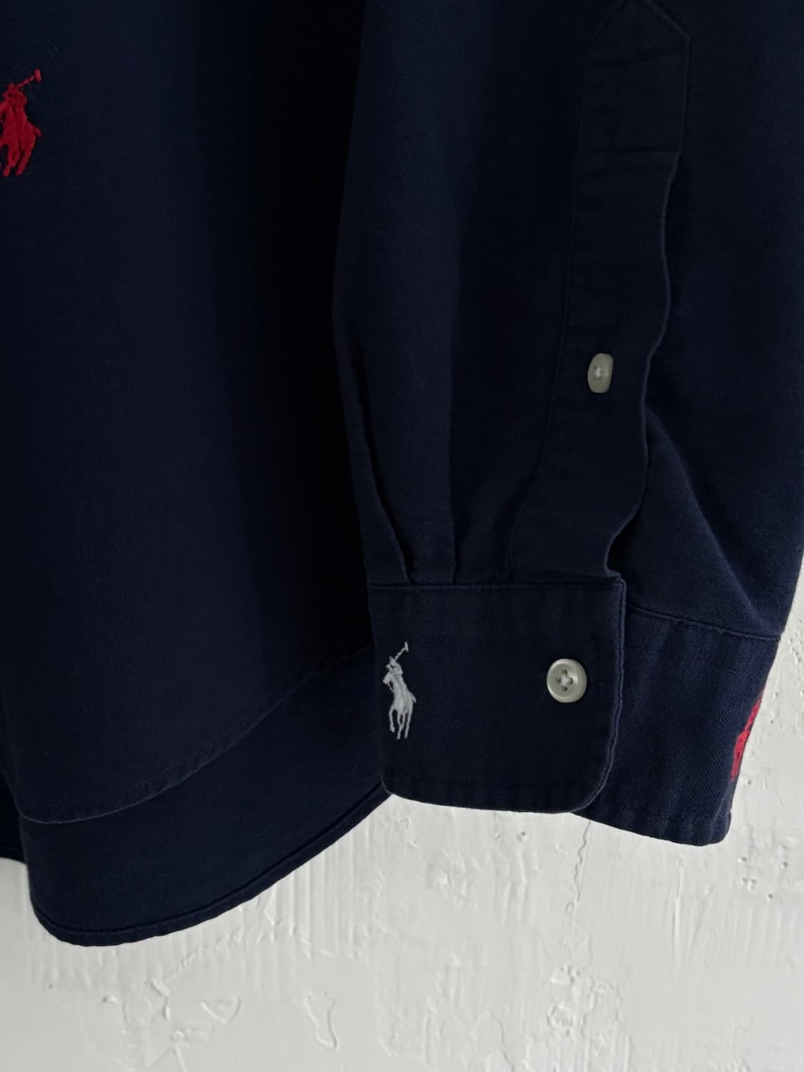 Polo 폴로 랄프로렌 신형 엠브로이드 네이비 버튼 다운 셔츠 상품이미지4