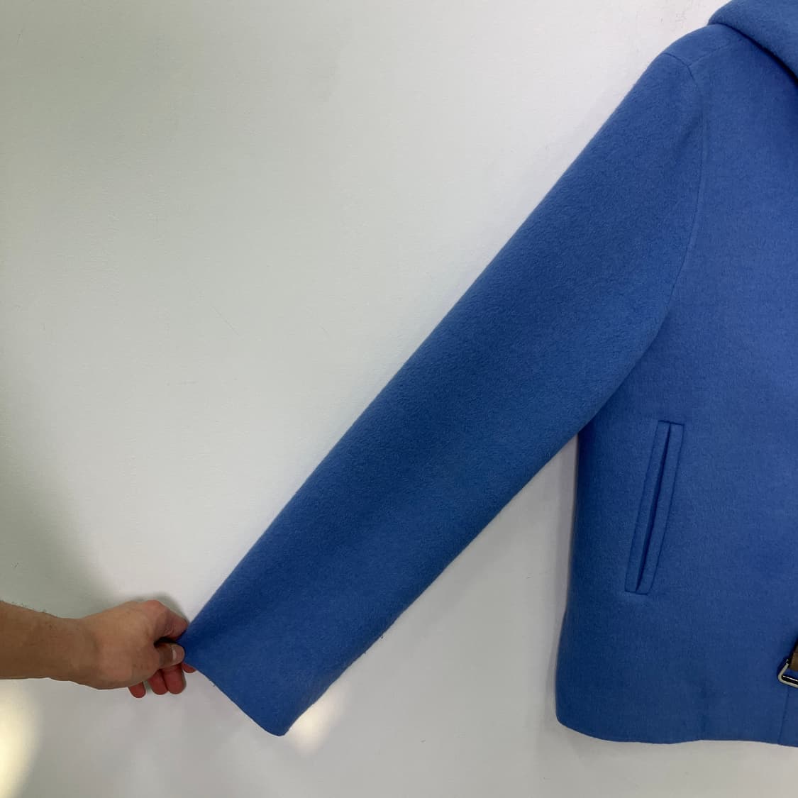 TIME 타임 후드 숏 더플 코트 상품이미지6