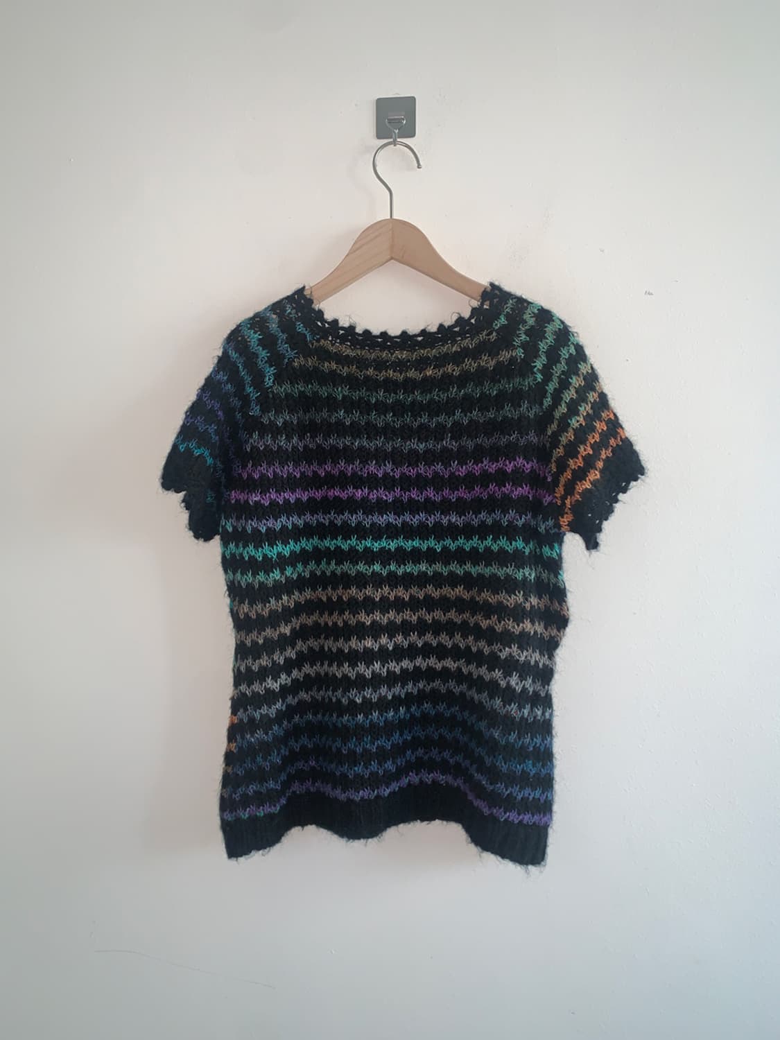 Rainbow short sleeve knit 상품이미지5