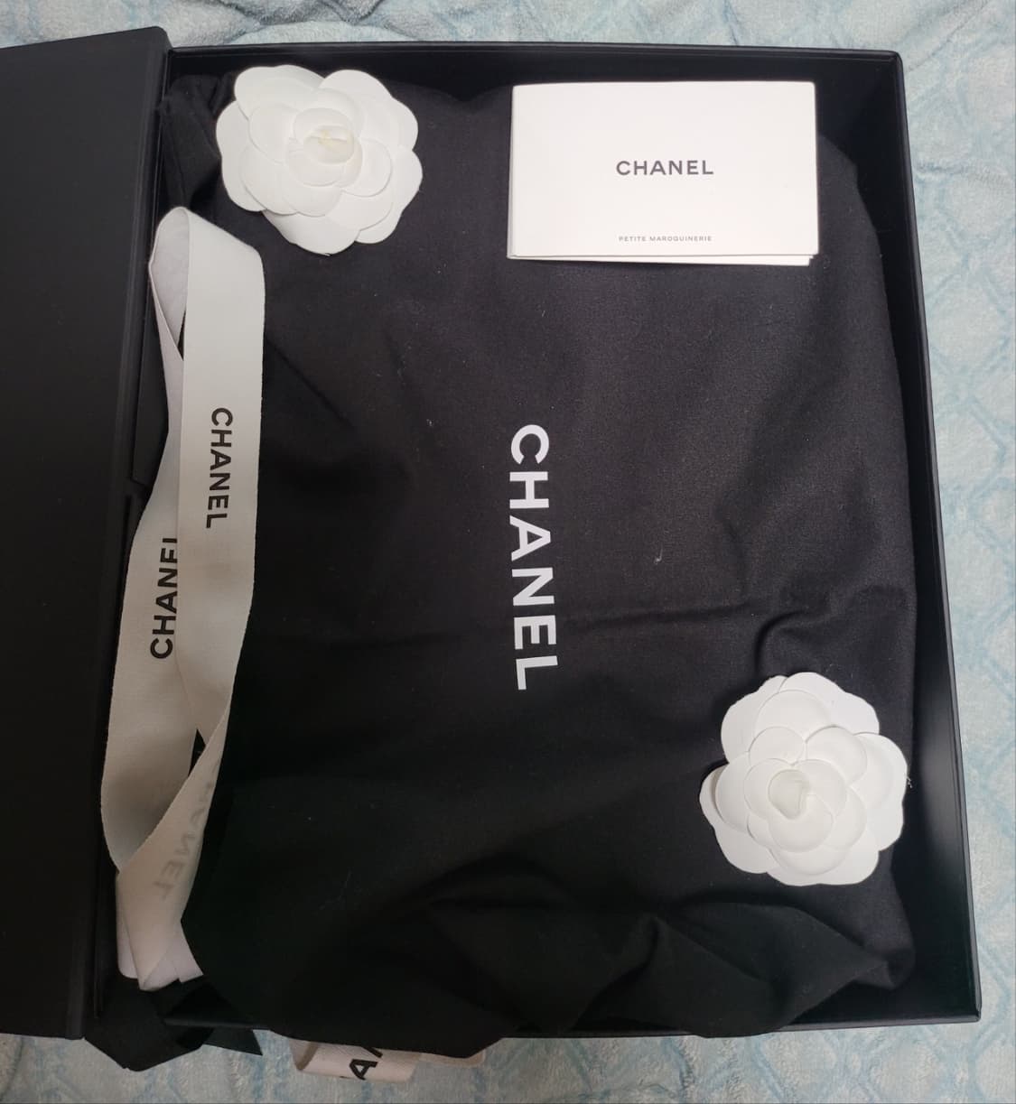 [정품] 샤넬 부츠 세무 양가죽 블랙 사이즈 38.5 (여성용) 한정판 상품이미지9