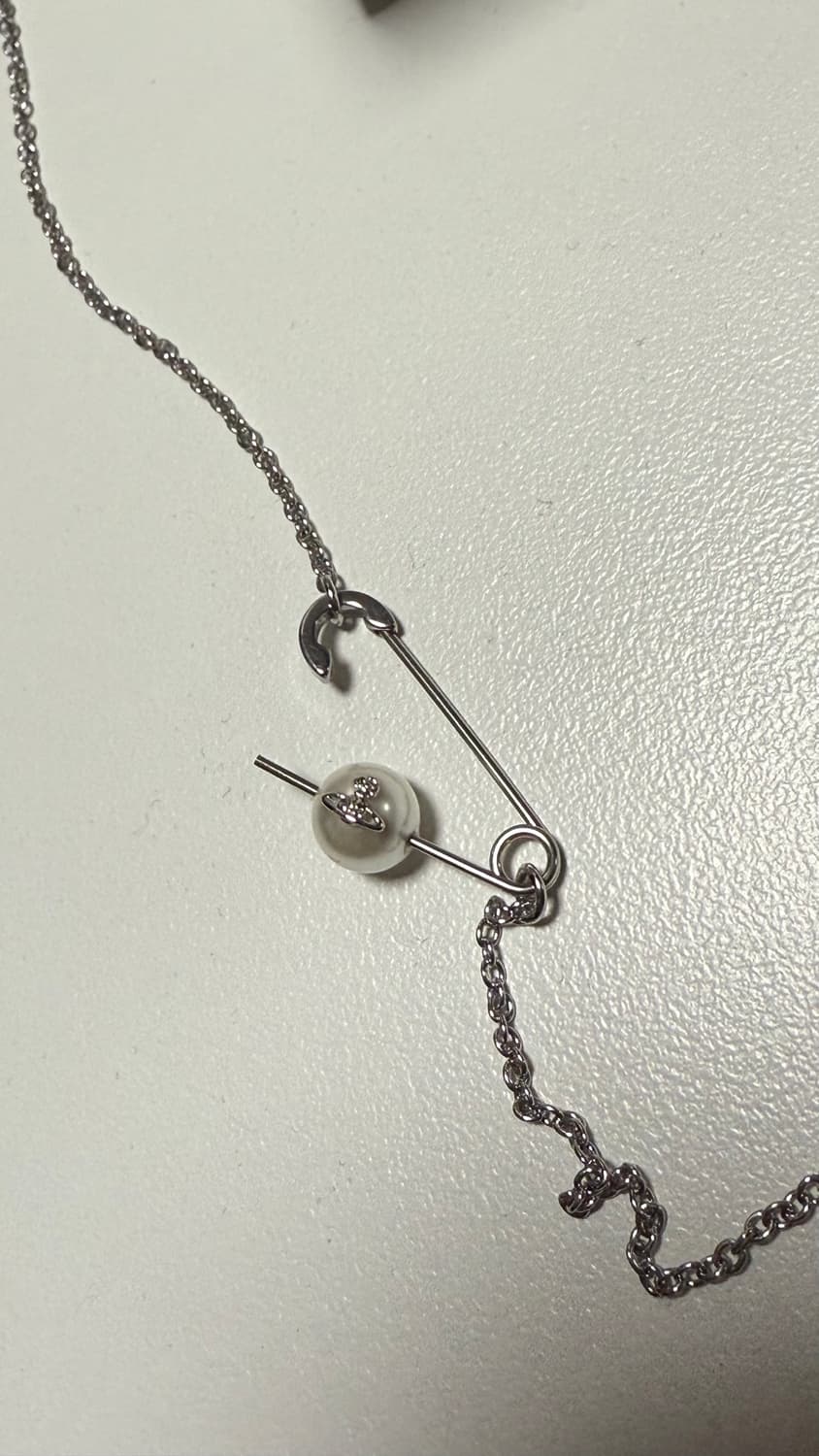 비비안웨스트우드 클립진주 목걸이 상품이미지2