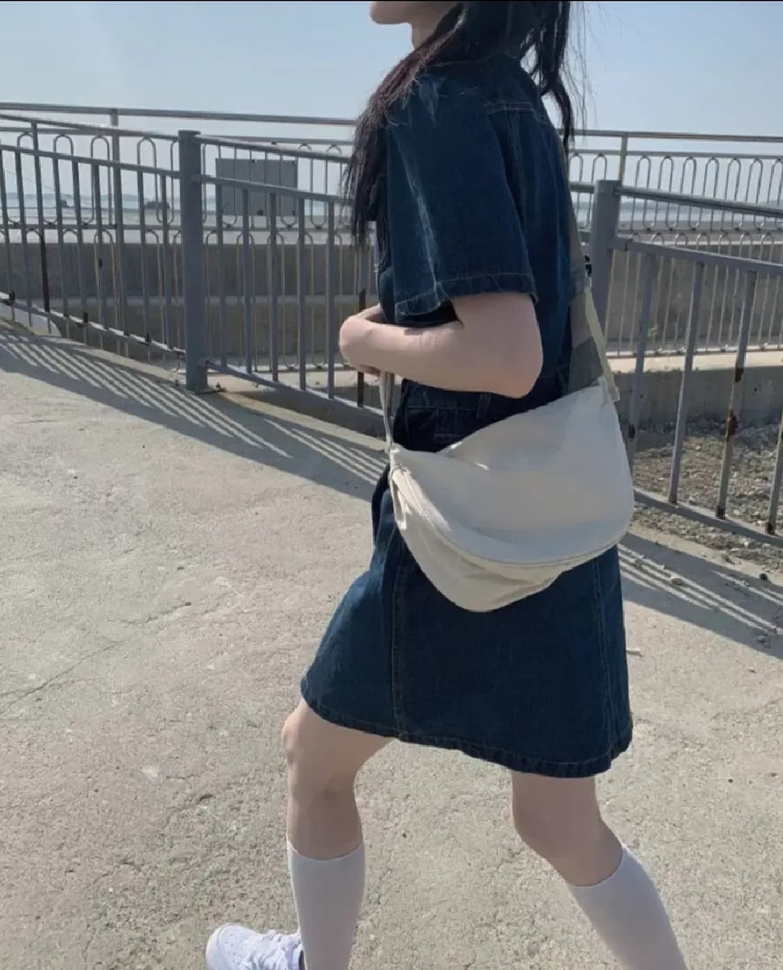 애니원모어 리키 청 반팔 포켓 벨트 원피스 빈티지 모리걸 상품이미지1