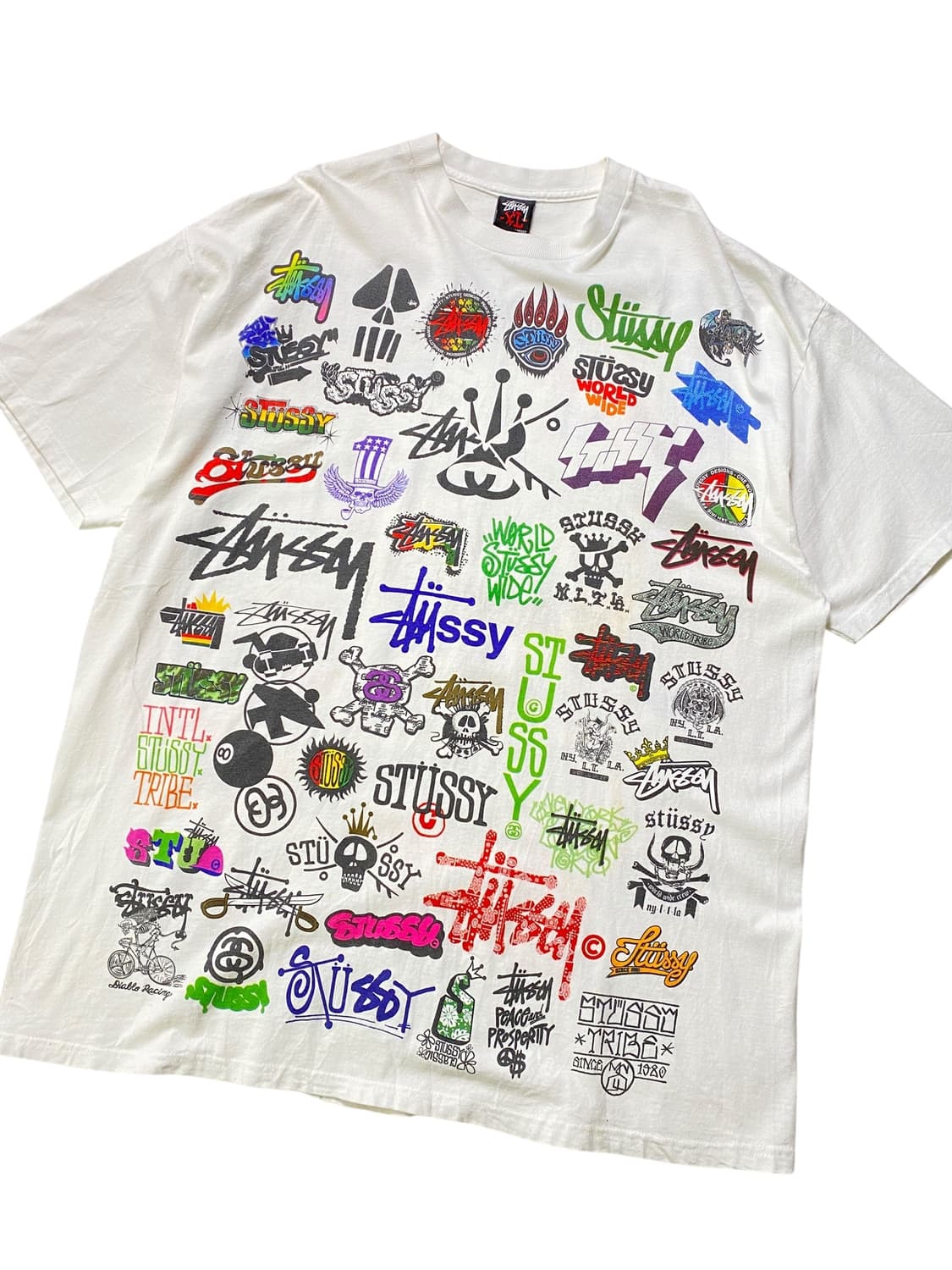 Stussy 스투시 올 로고 반팔 탑 상품이미지2