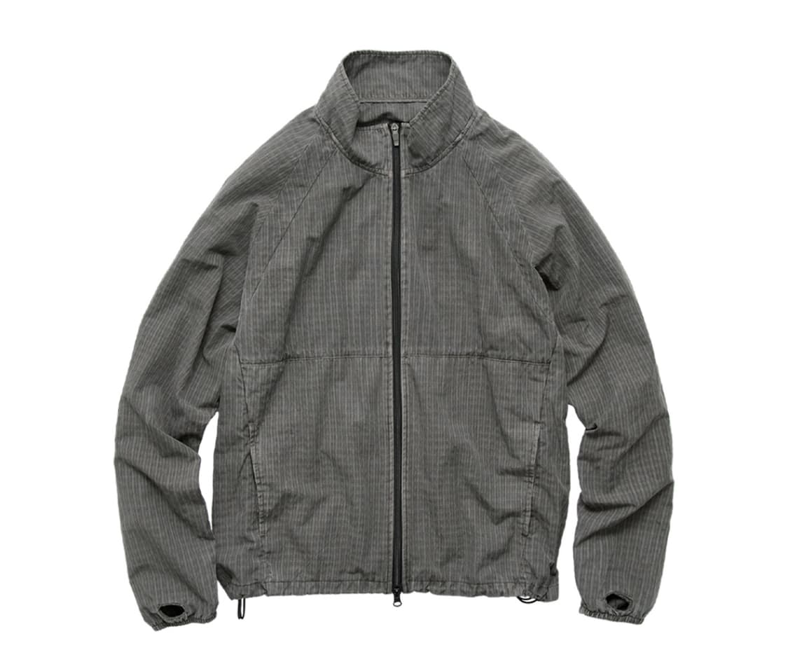 [3]폴리테루 휴먼인덱스 휴먼 체크 트랙 자켓 그레이 상품이미지1