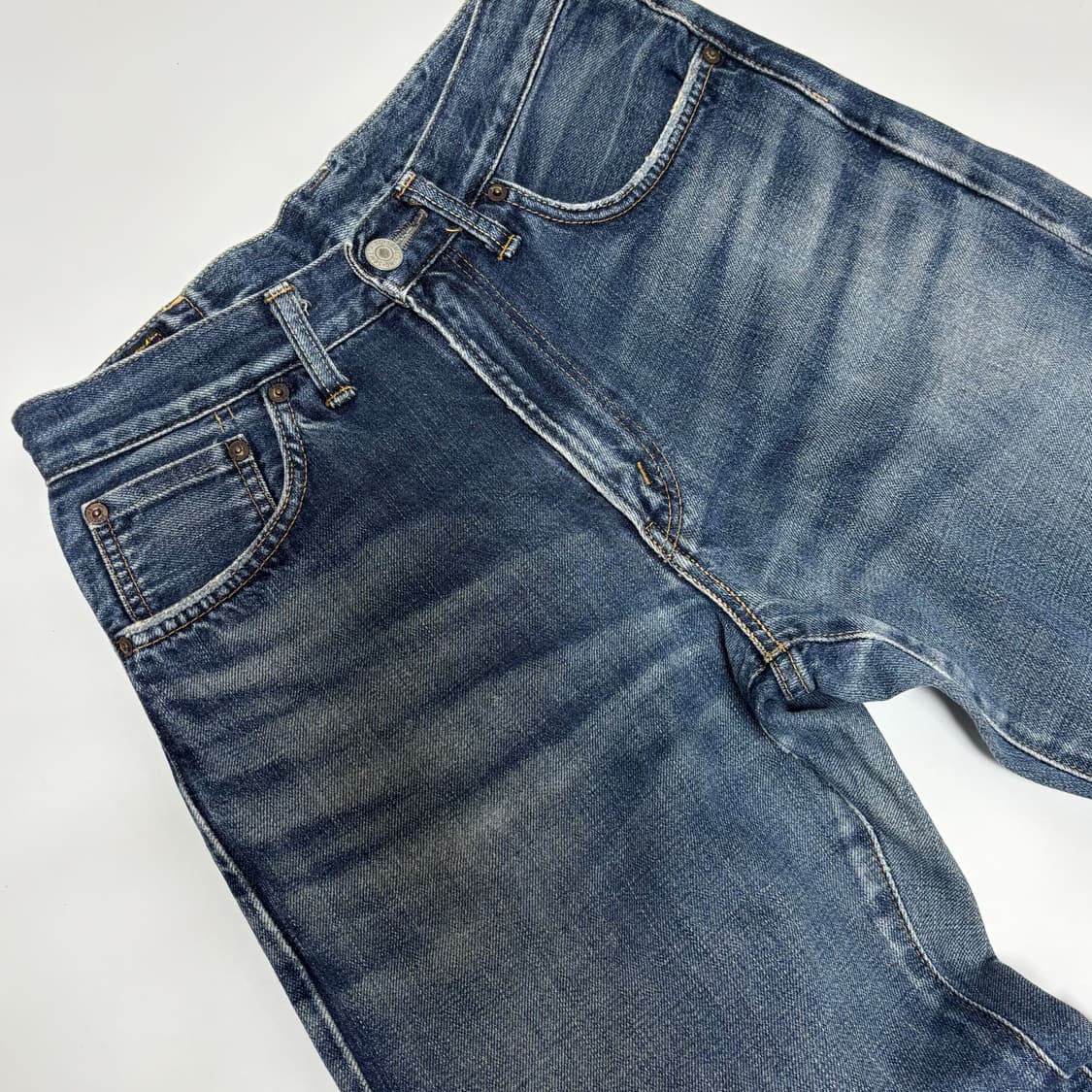 썸싱(SOMETHING) 아카이브 505 빈티지 스트레이트 데님 상품이미지2