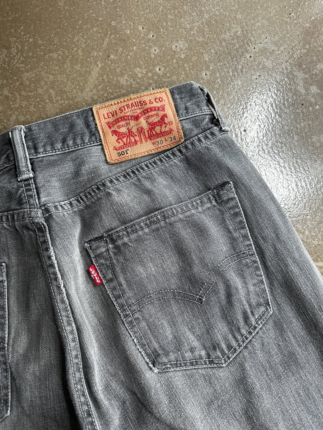 Levi’s 501 gray Denim Pants w30 상품이미지2