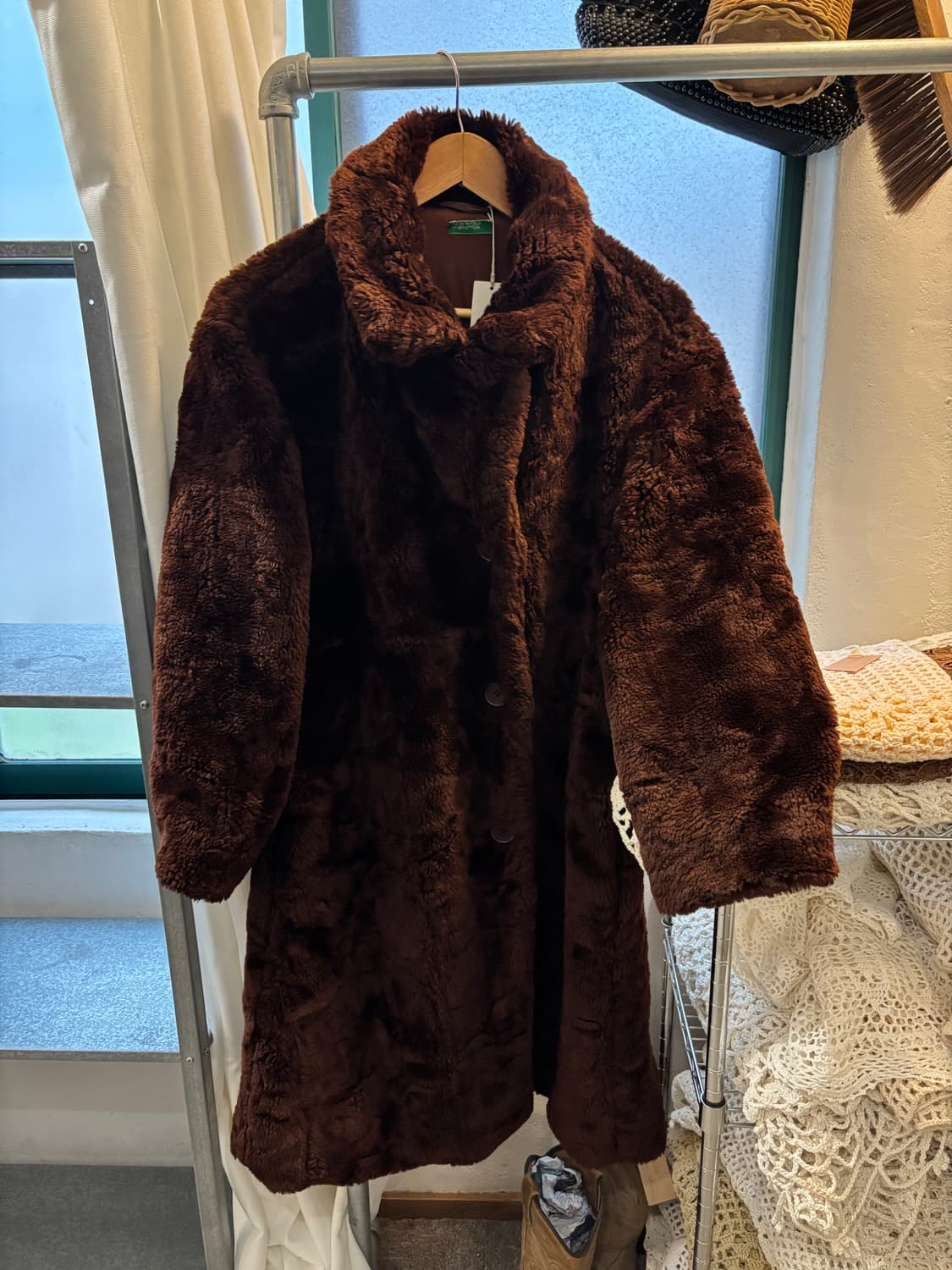 베네통 테디베어코트 상품이미지5