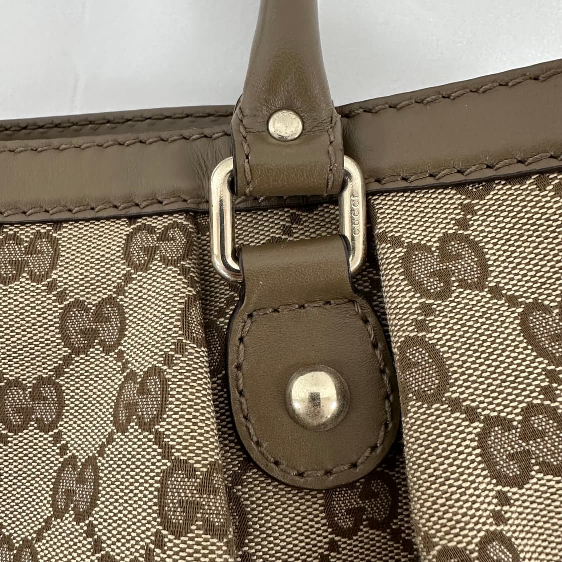 구찌 GUCCI 쟈가드 캔버스 레더 토트백 가방 (정품) 상품이미지3