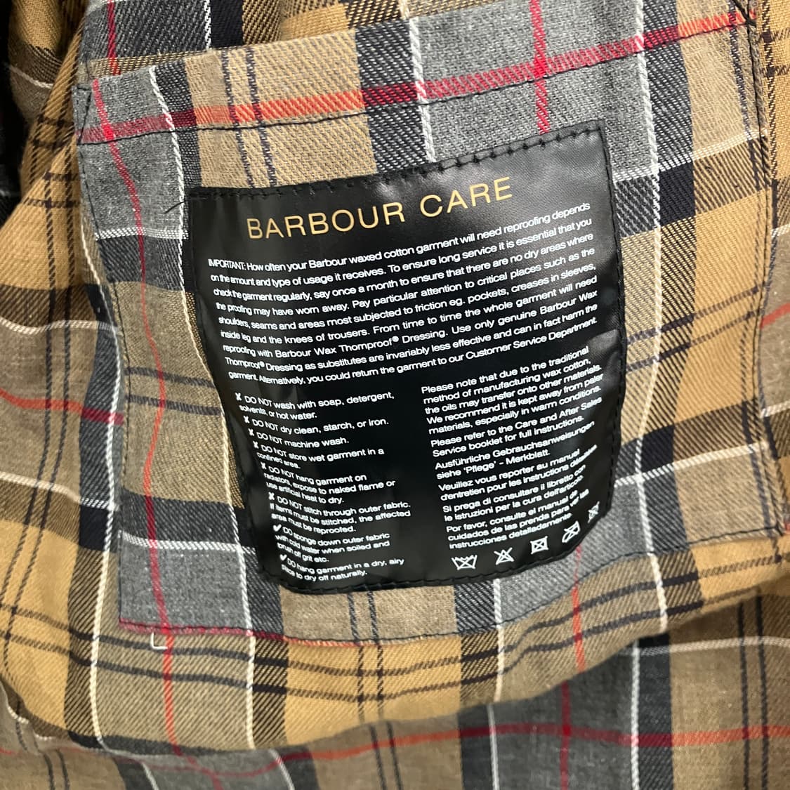 바버 인터네셔널 A7 42 사이즈 자켓 상품이미지5