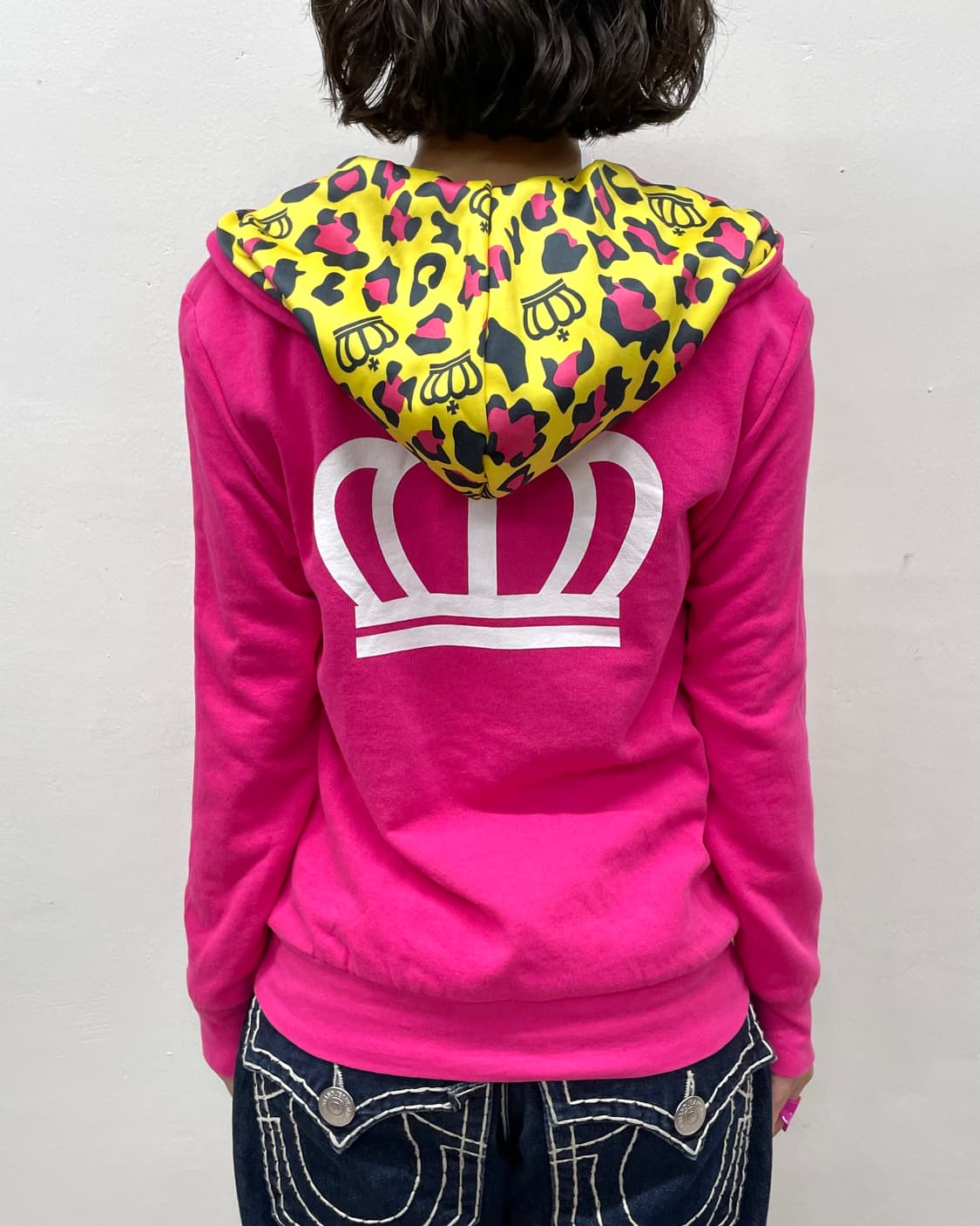 Baby Doll Reversible Leopard HoodieZipUp 상품이미지7