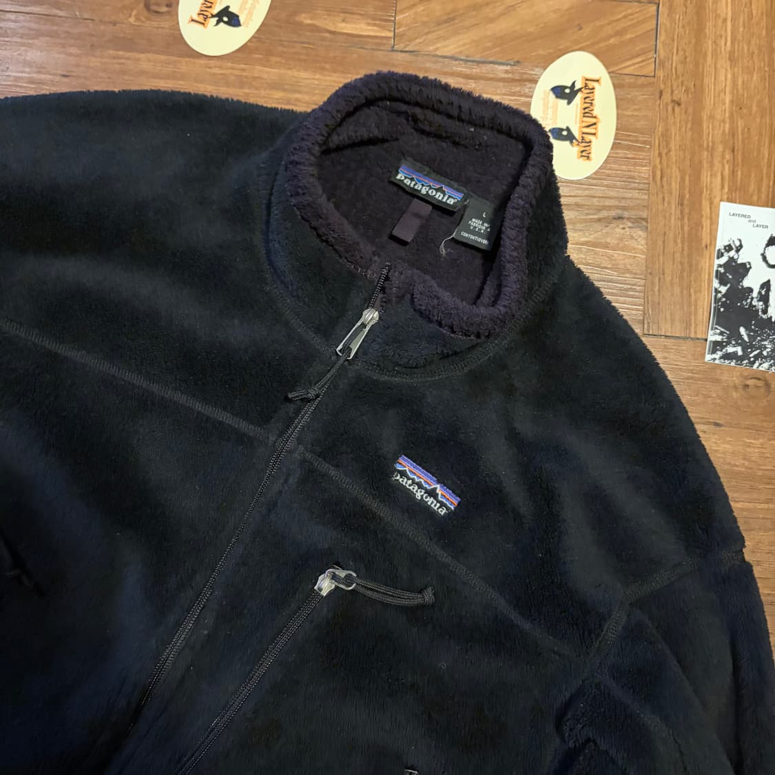 USA MADE PATAGONIA R4 플리스 자켓 블랙 상품이미지3