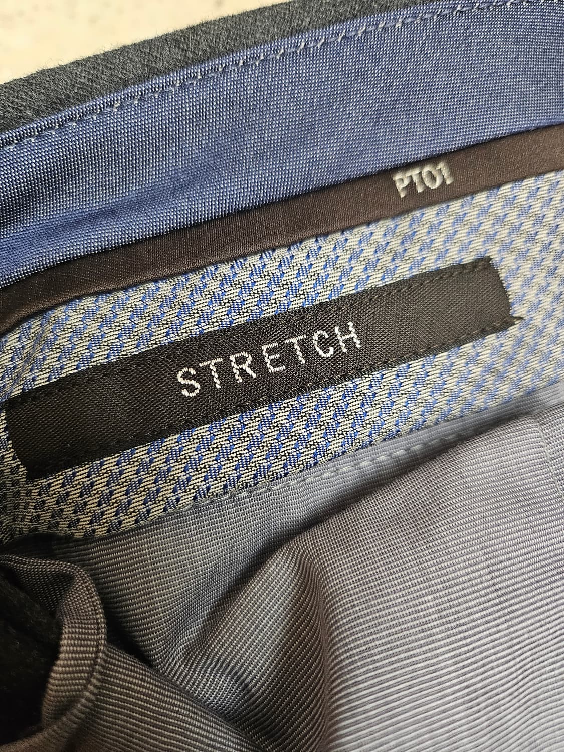 PT01 남성 슬림핏 스트레치 팬츠 차콜그레이 54 상품이미지6