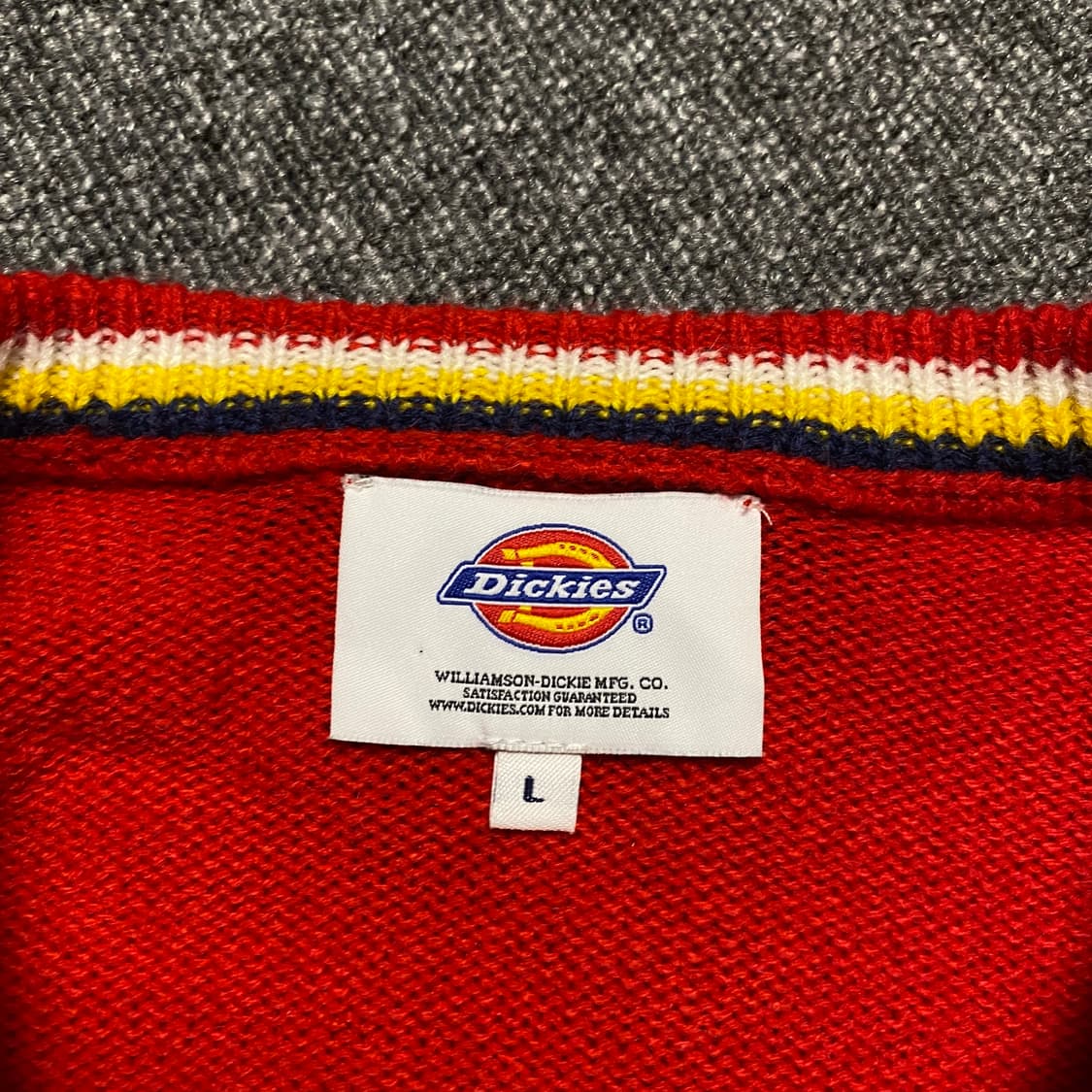 🌊Dickies Red logo knit 상품이미지5