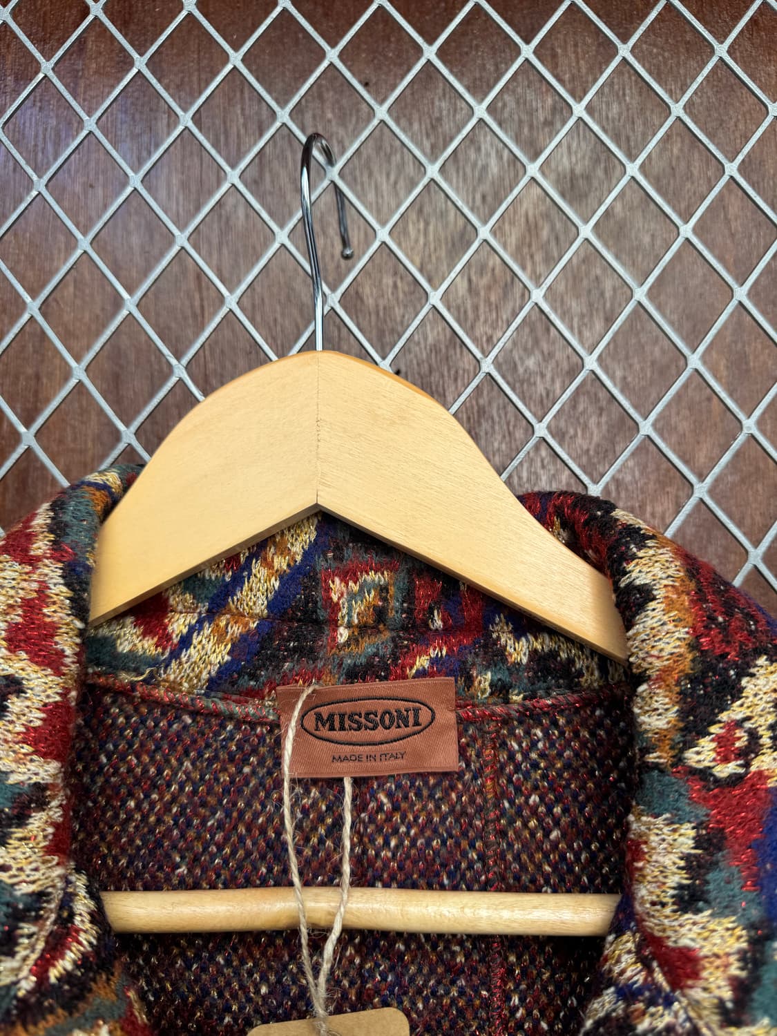 missoni 미쏘니 모헤어 패턴 금사 니트 가디건 자켓 M 상품이미지3