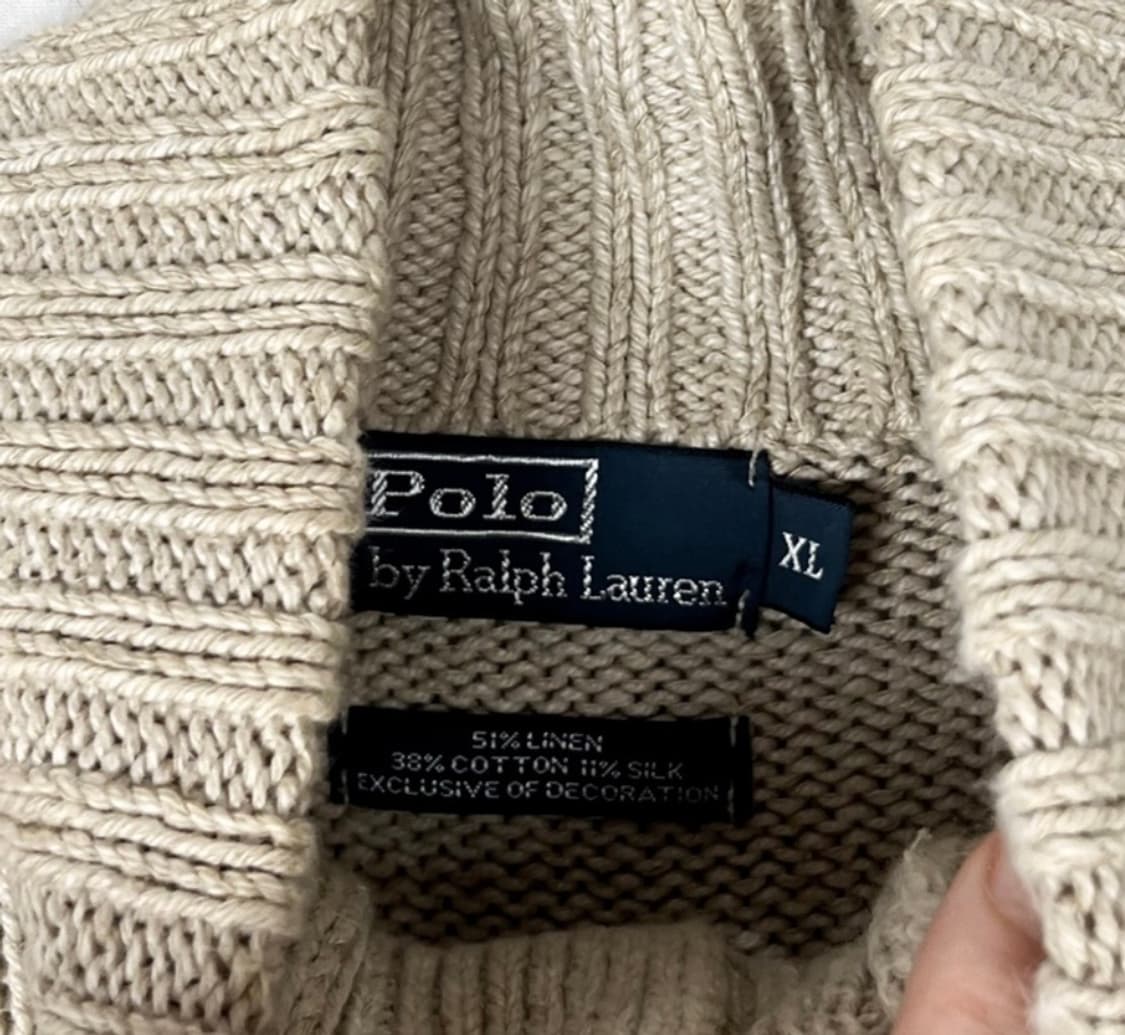 폴로 랄프로렌 성조기 떡볶이 니트 XL 상품이미지3