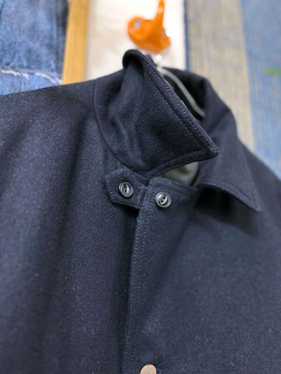 SCHOTT Melton Wool Engineer Jacket 상품이미지9