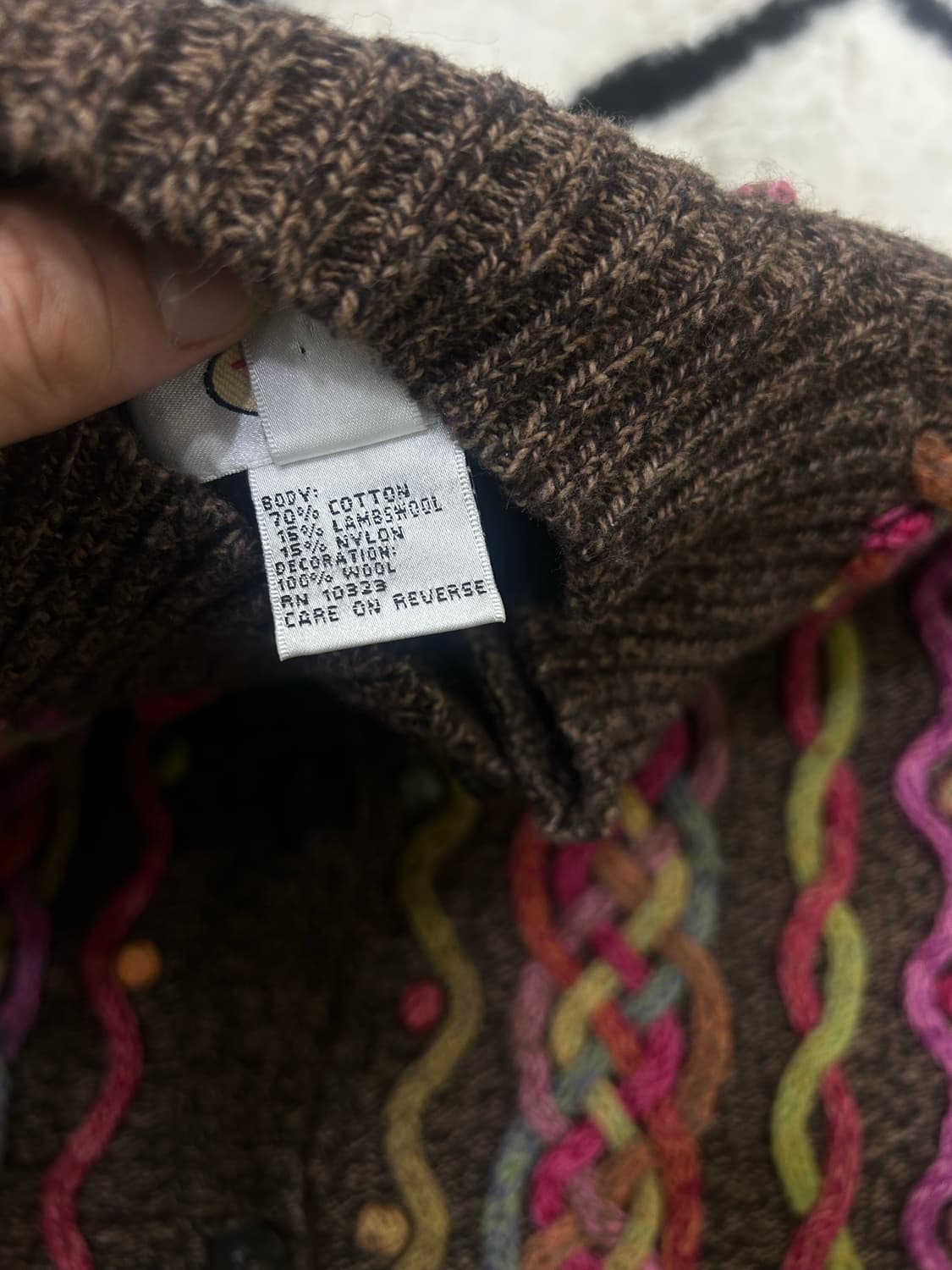 [L]Talbots USA 자수 가디건 자켓/브라운 상품이미지6